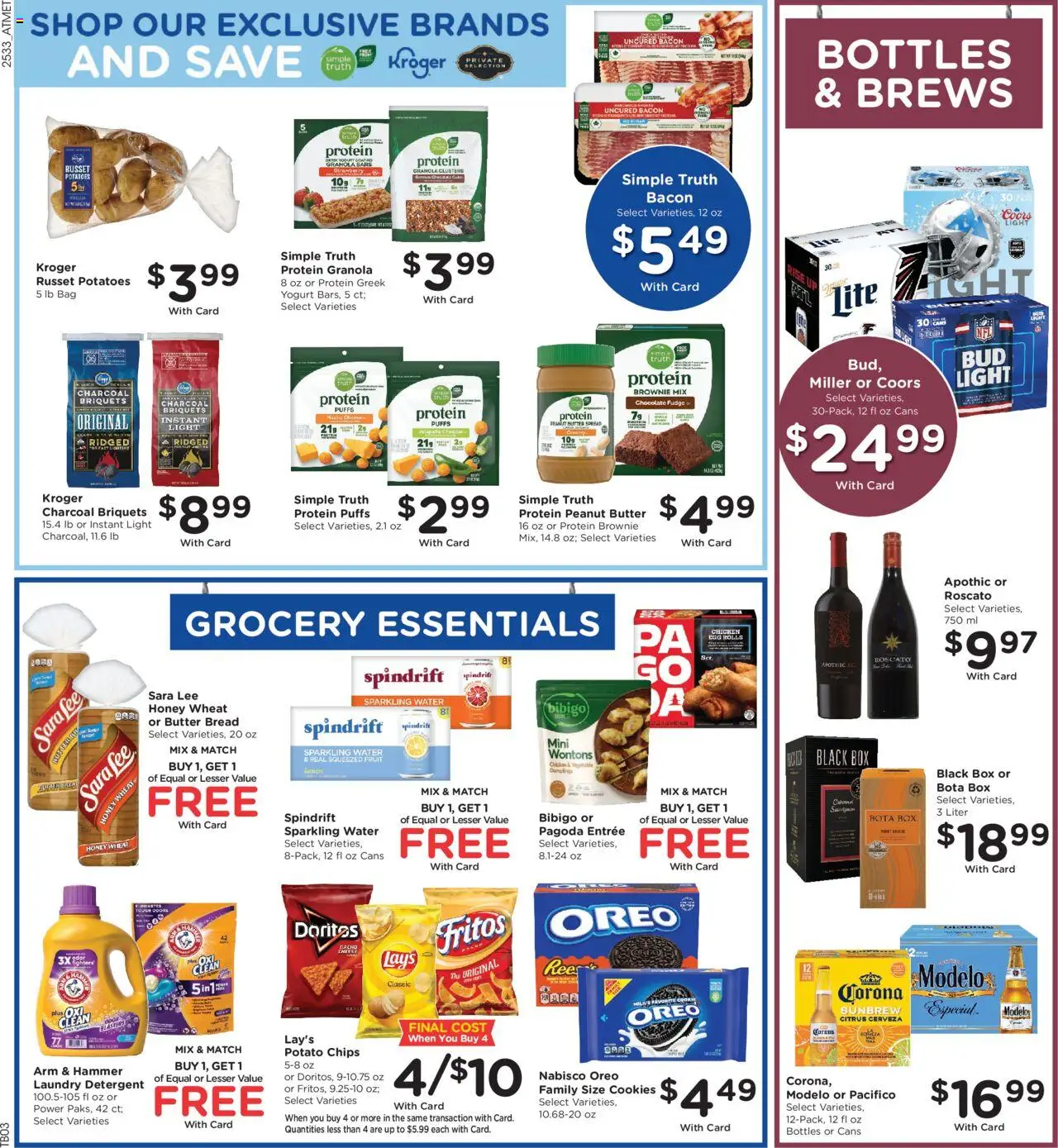 Kroger Weekly Ad - valid from 17.09.2025 | Page: 7 | Products: Yogurt, Potatoes, Water, Lemon