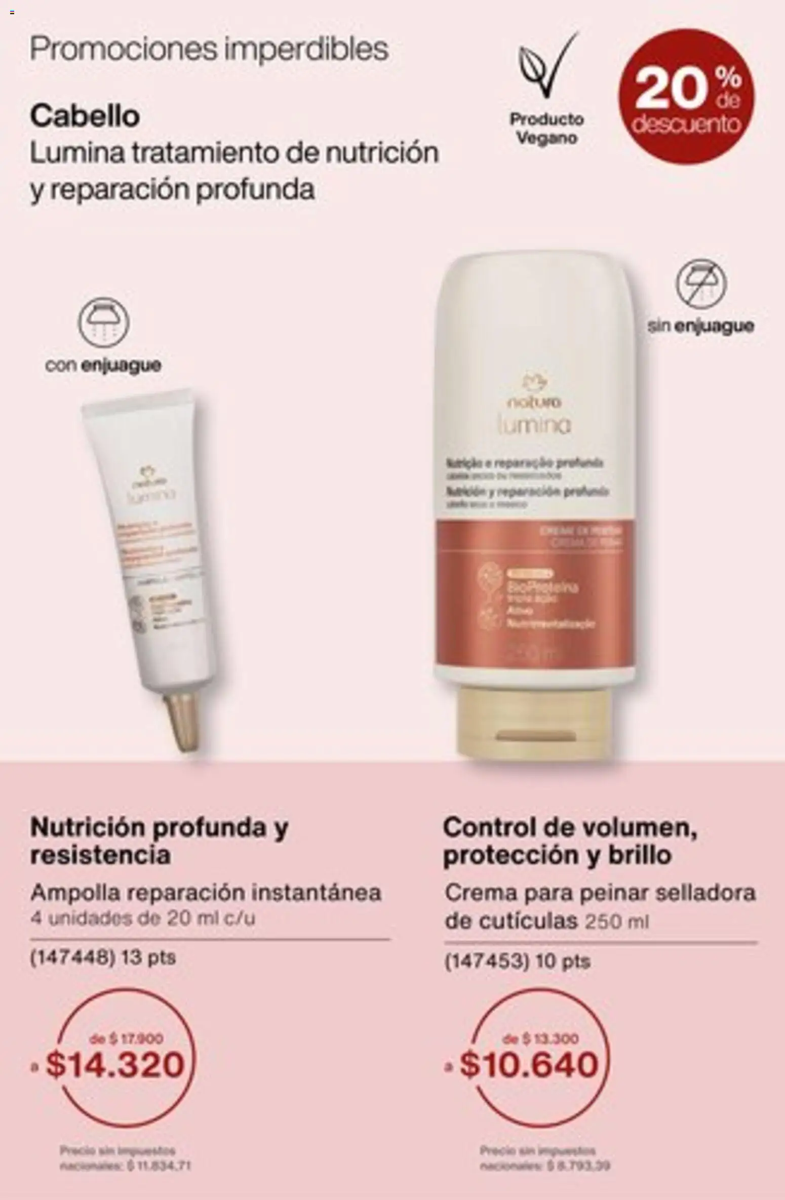 Catálogo Natura Ciclo 1/2026 │ válido desde el 04.12.2025 | Página: 45 | Productos: Brillo, Ampolla, Crema