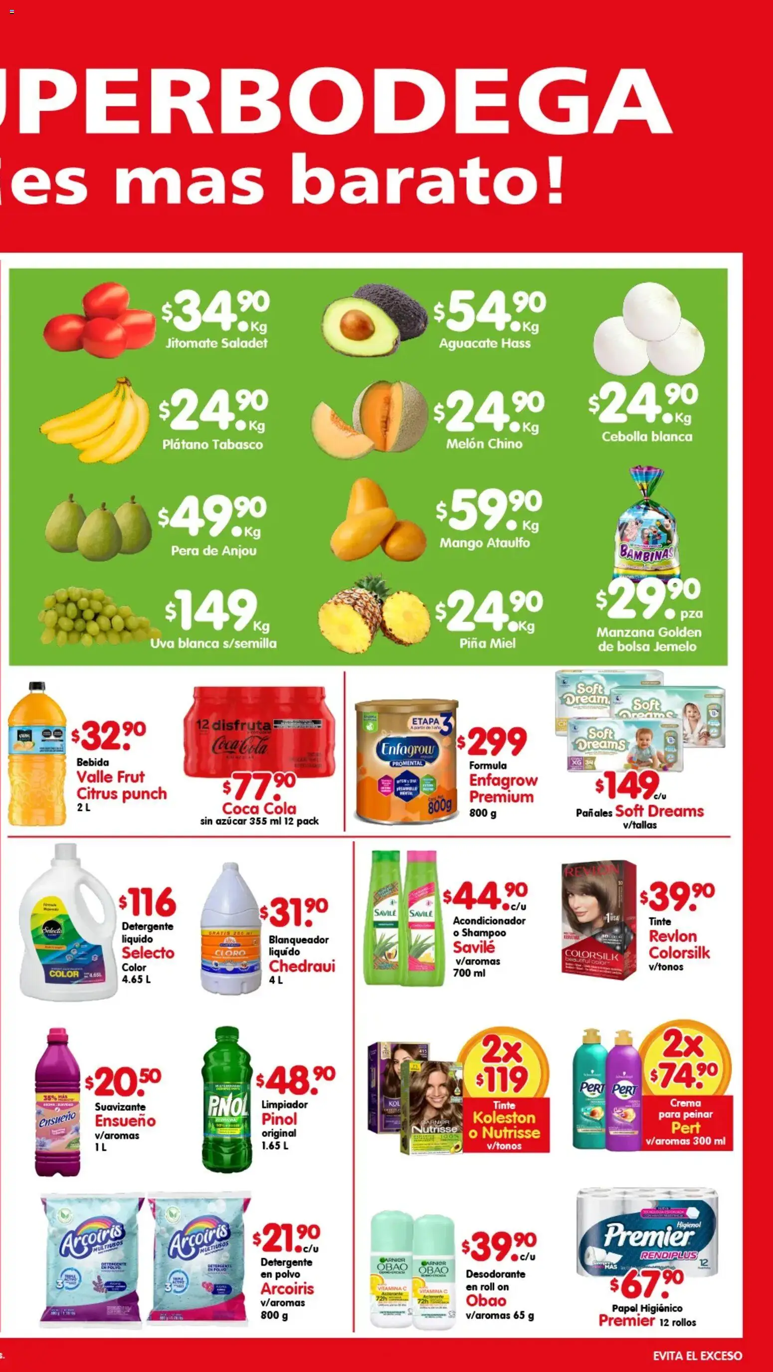 Nuevas ofertas de Arteli válidas en toda la República Mexicana desde el 23.03.2026. ¡Encuentra las mejores ofertas en Arteli folleto Aká Superbodegas ! | Página: 2 | Productos: Azúcar, Aguacate, Suavizante, Acondicionador