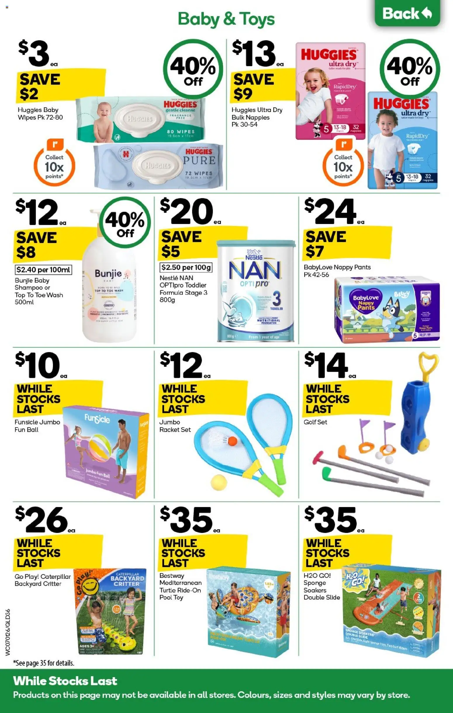 Woolworths catalogue - valid from 07.01.2026 | Page: 36 | Products: Fragrance, Shampoo, Pants, Sponge