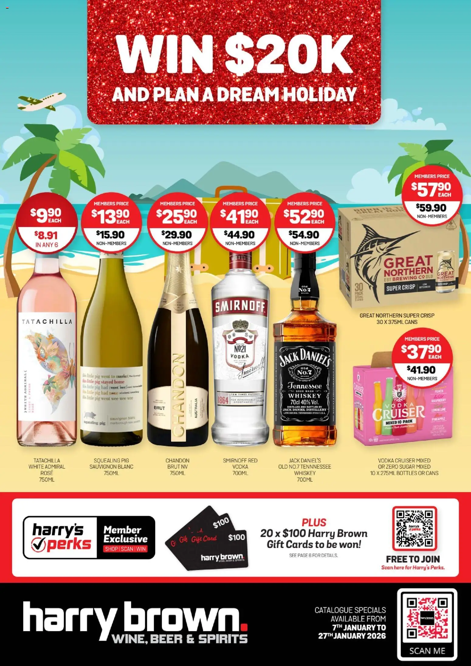 Harry Brown catalogue - valid from 07.01.2026 | Page: 1 | Products: Light, Beer, Whiskey, Sugar