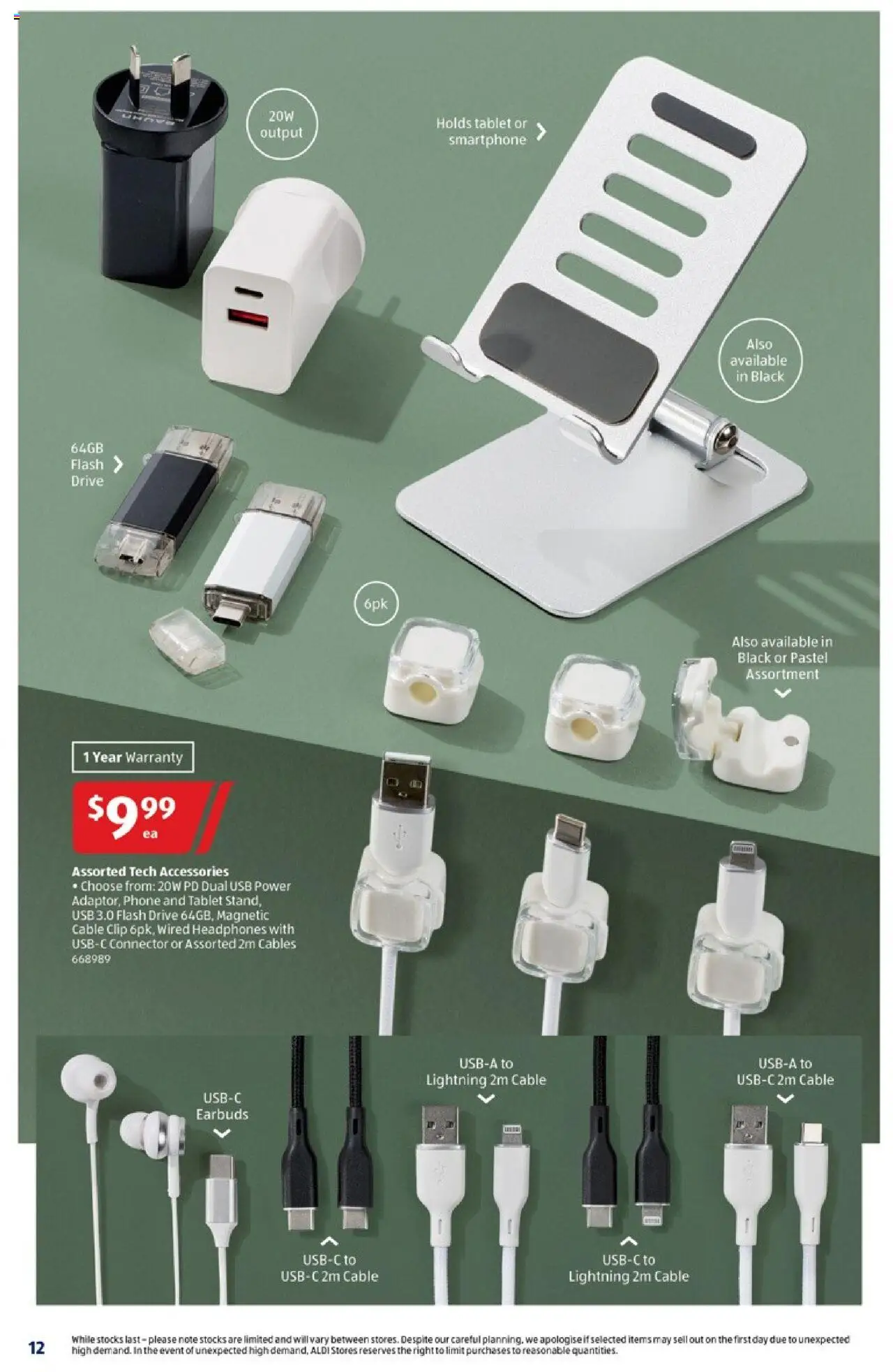 Aldi catalogue - valid from 08.10.2025 | Page: 12 | Products: Accessories, Clip, Smartphone, Connector