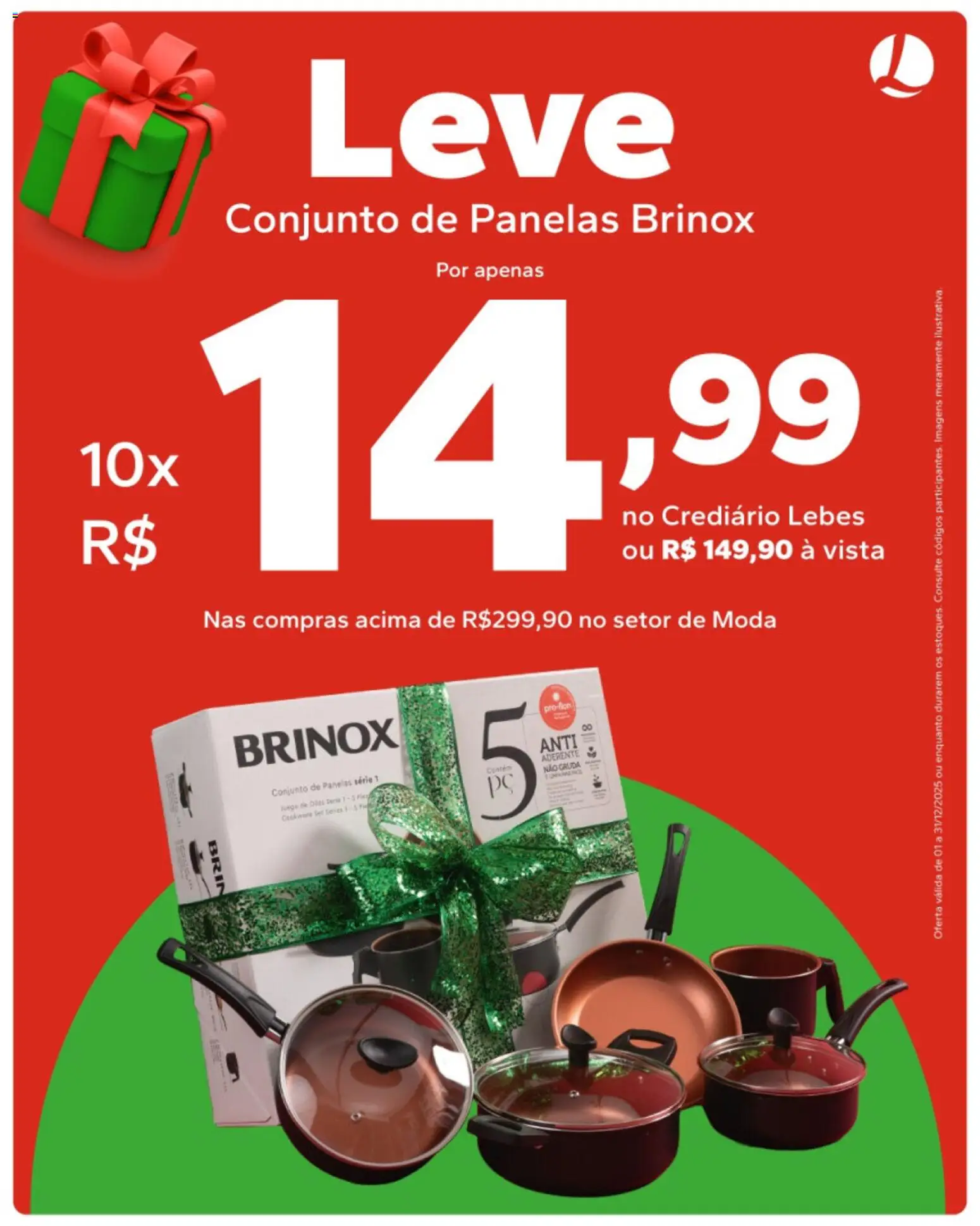 Lebes Folheto - válido de 01.12.2025 | Página: 1 | Produtos: Conjunto de panelas, Pia