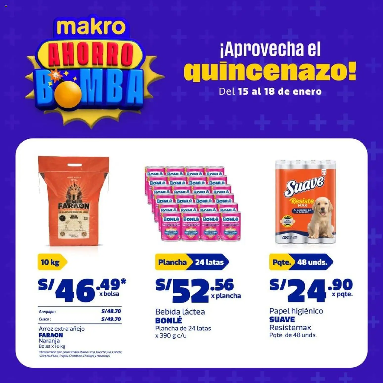 Catálogo Makro válido desde 15.01.2026 | Página: 1 | Productos: Arroz, Bolsa