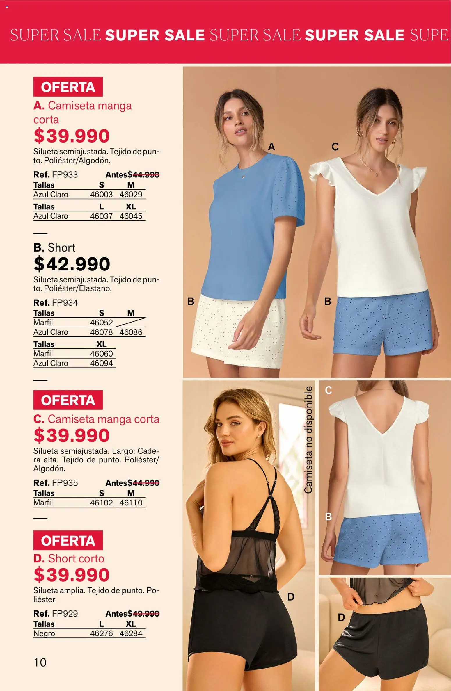 Leonisa revista - valida desde el 24.02.2026 | Página: 10 | Productos: Short, Camiseta
