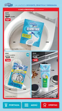 Vista previa de Betterware campaña 12 2025, nuevo folleto de la tienda, válido en México a partir del 01.12.2025 | Página: 102 | Productos: Limpiador, Lavadora, Cloro, Ropa