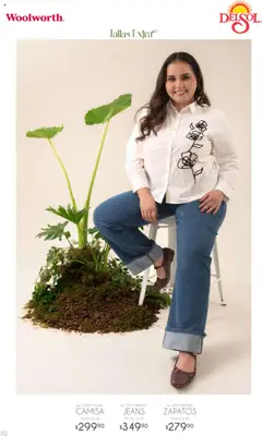 Vista previa de Del Sol y Woolworth catálogo Luce El Otoño en Tiendas , nuevo folleto de la tienda, válido en México a partir del 06.10.2025 | Página: 10 | Productos: Camisa, Zapatos
