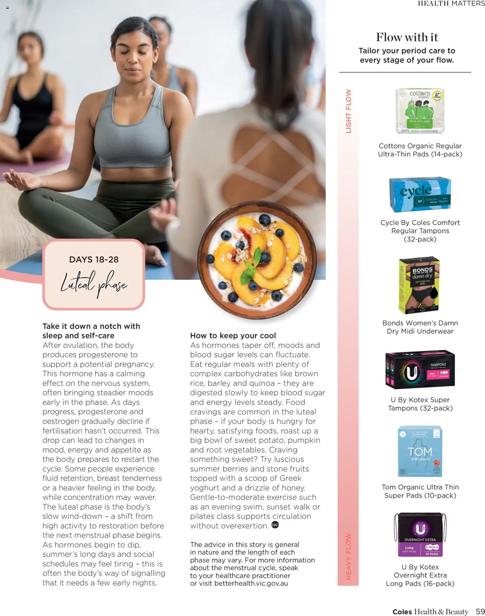 Coles catalogue - valid from 06.01.2026 | Page: 59 | Products: Honey, Fruits, Underwear, Pumpkin