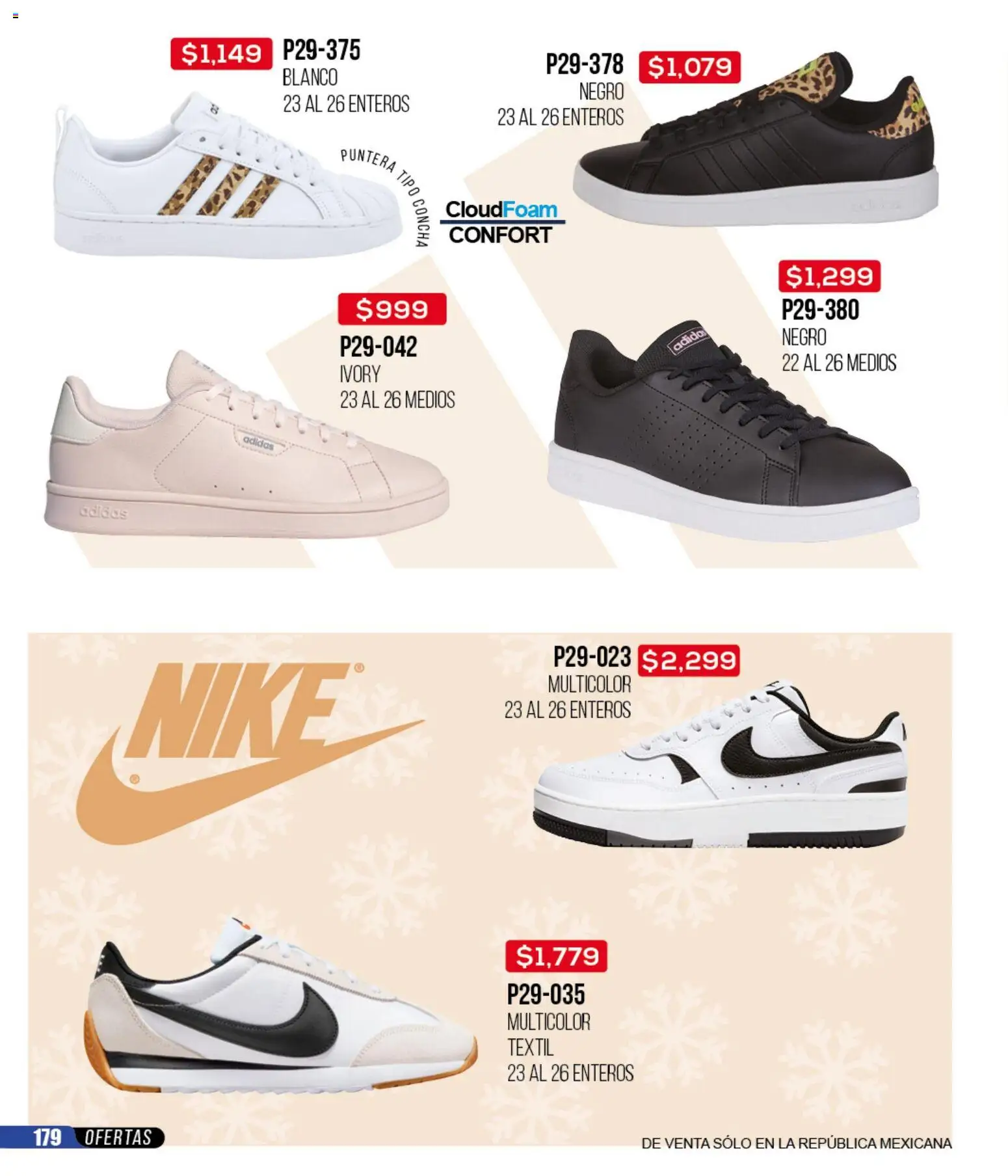 Nuevas ofertas de Cklass válidas en toda la República Mexicana desde el 12.01.2026. ¡Encuentra las mejores ofertas en Cklass catálogo Mega Ofertas Calzado! | Página: 180