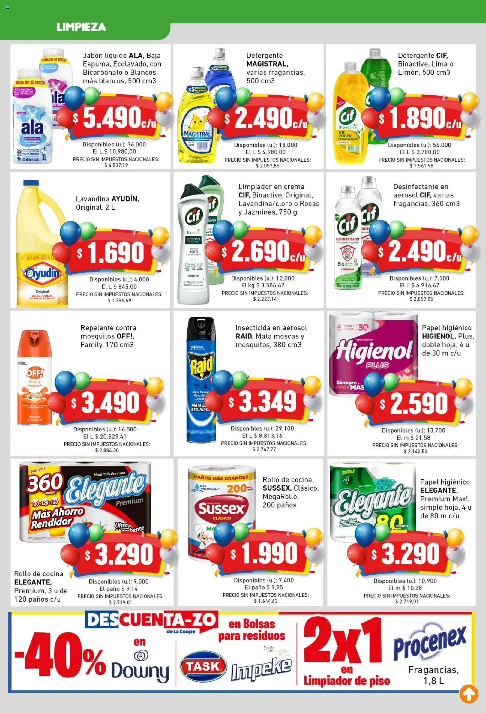 Cooperativa Obrera catálogo │ válido desde el 30.10.2025 | Página: 6 | Productos: Cocina, Insecticida, Lima, Detergente