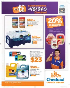 Vista previa de Chedraui folleto, nuevo folleto de la tienda, válido en México a partir del 04.08.2025