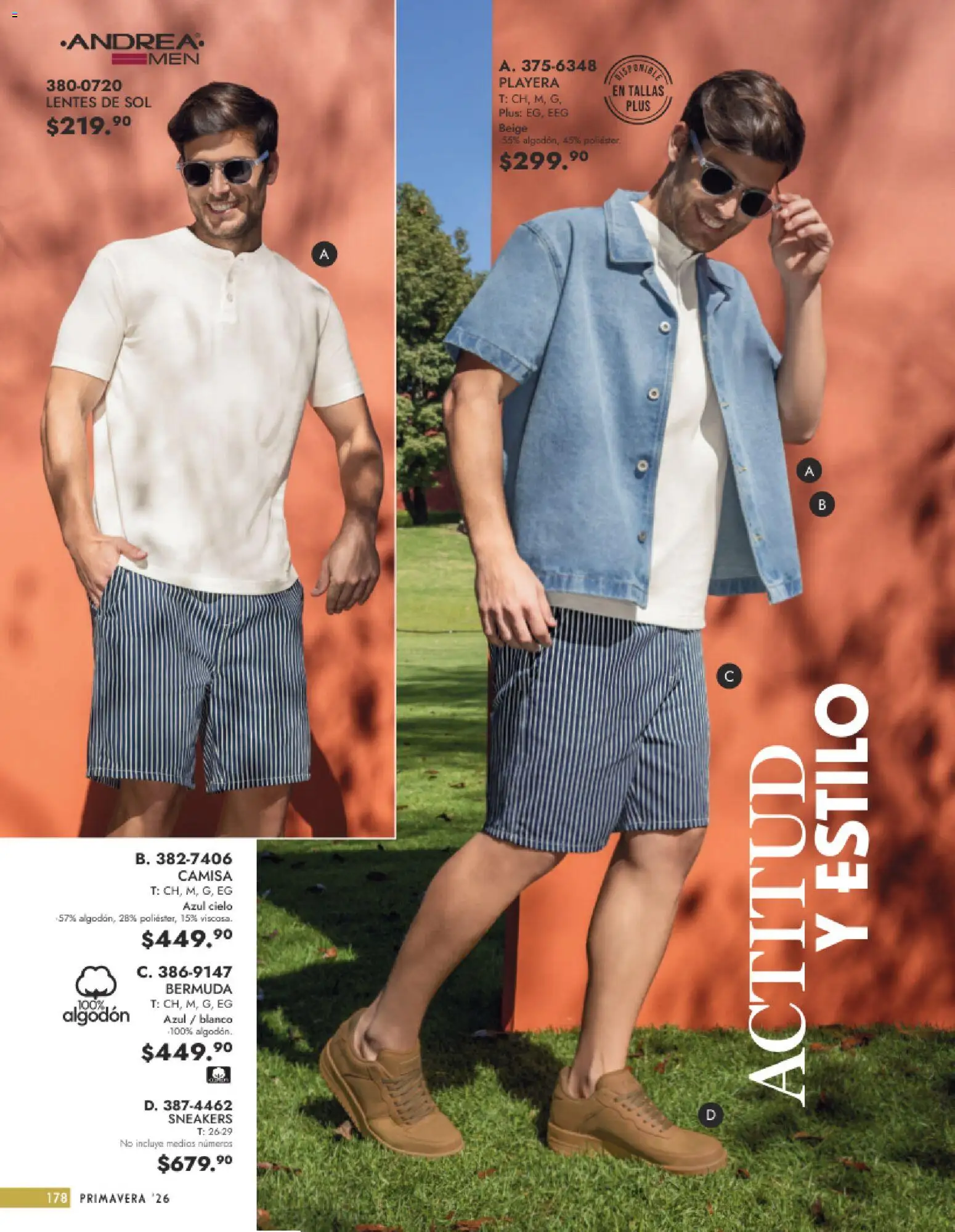 Nuevas ofertas de Andrea válidas en toda la República Mexicana desde el 25.01.2026. ¡Encuentra las mejores ofertas en Andrea catálogo Vestir Caballero ! | Página: 20