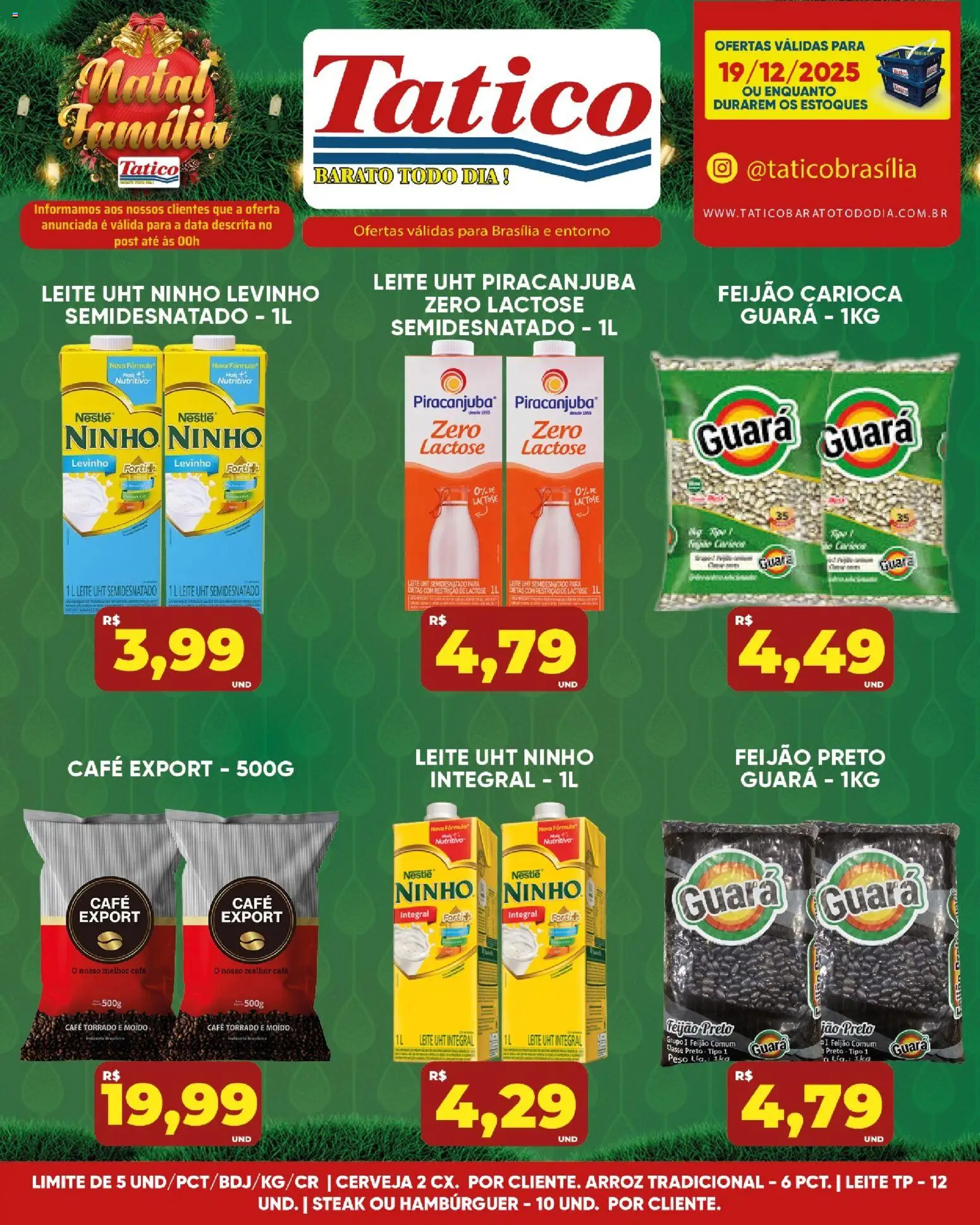 Tatico Folheto - válido de 20.12.2025 | Página: 38 | Produtos: Feijão, Café, Cerveja, Arroz