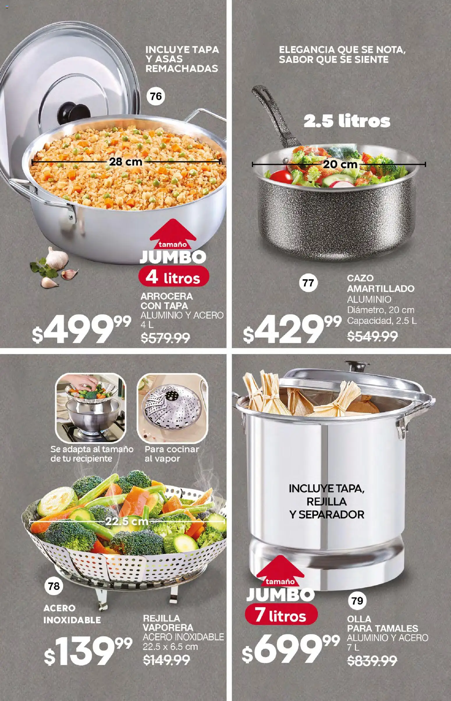 Nuevas ofertas de Fuller válidas en toda la República Mexicana desde el 21.01.2026. ¡Encuentra las mejores ofertas en Fuller campaña 21 2026! | Página: 46 | Productos: Vaporera, Rejilla, Olla