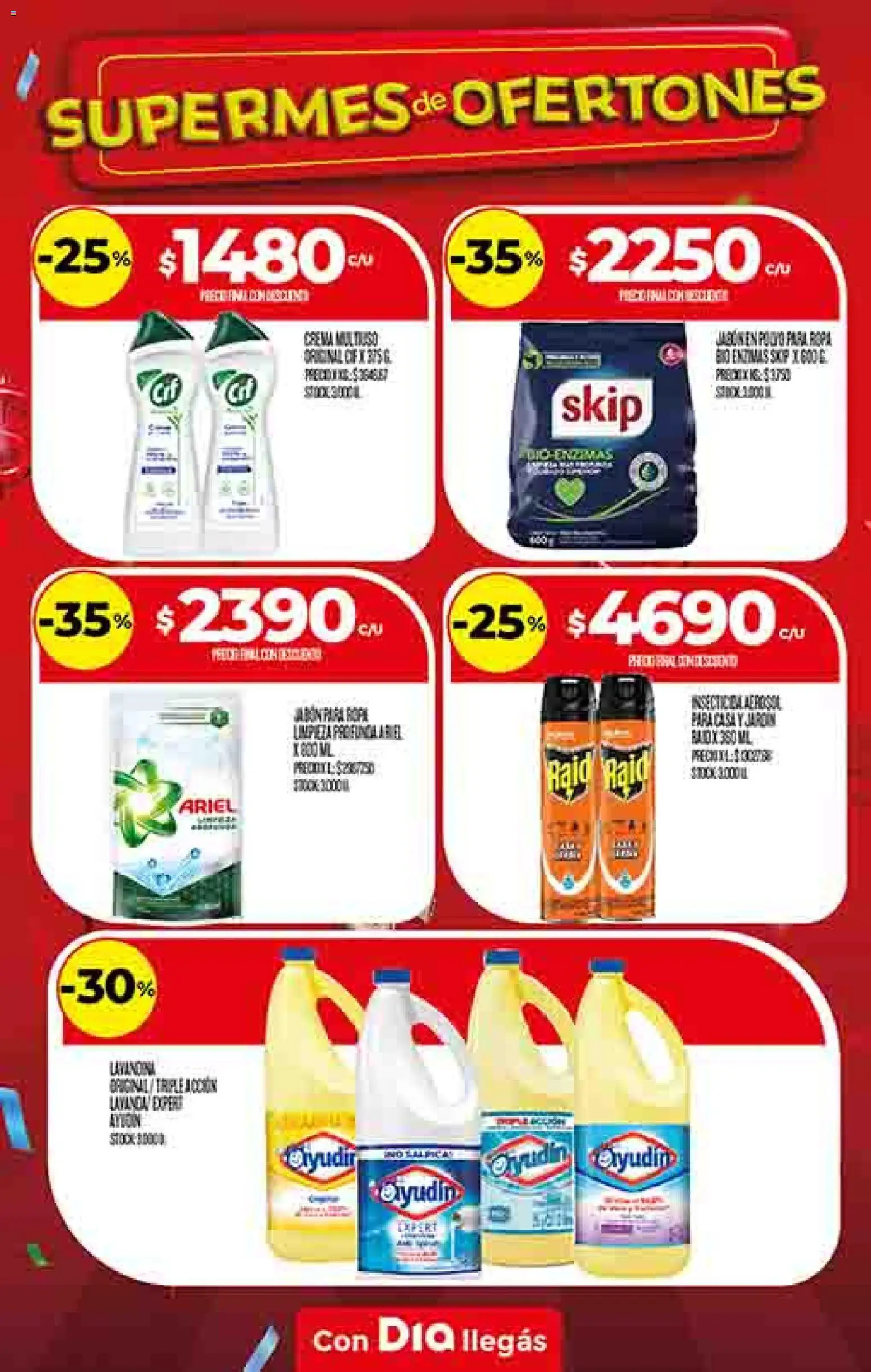 Supermercado DIA Ofertas │ válido desde el 22.10.2025 | Página: 22 | Productos: Insecticida, Ropa, Crema
