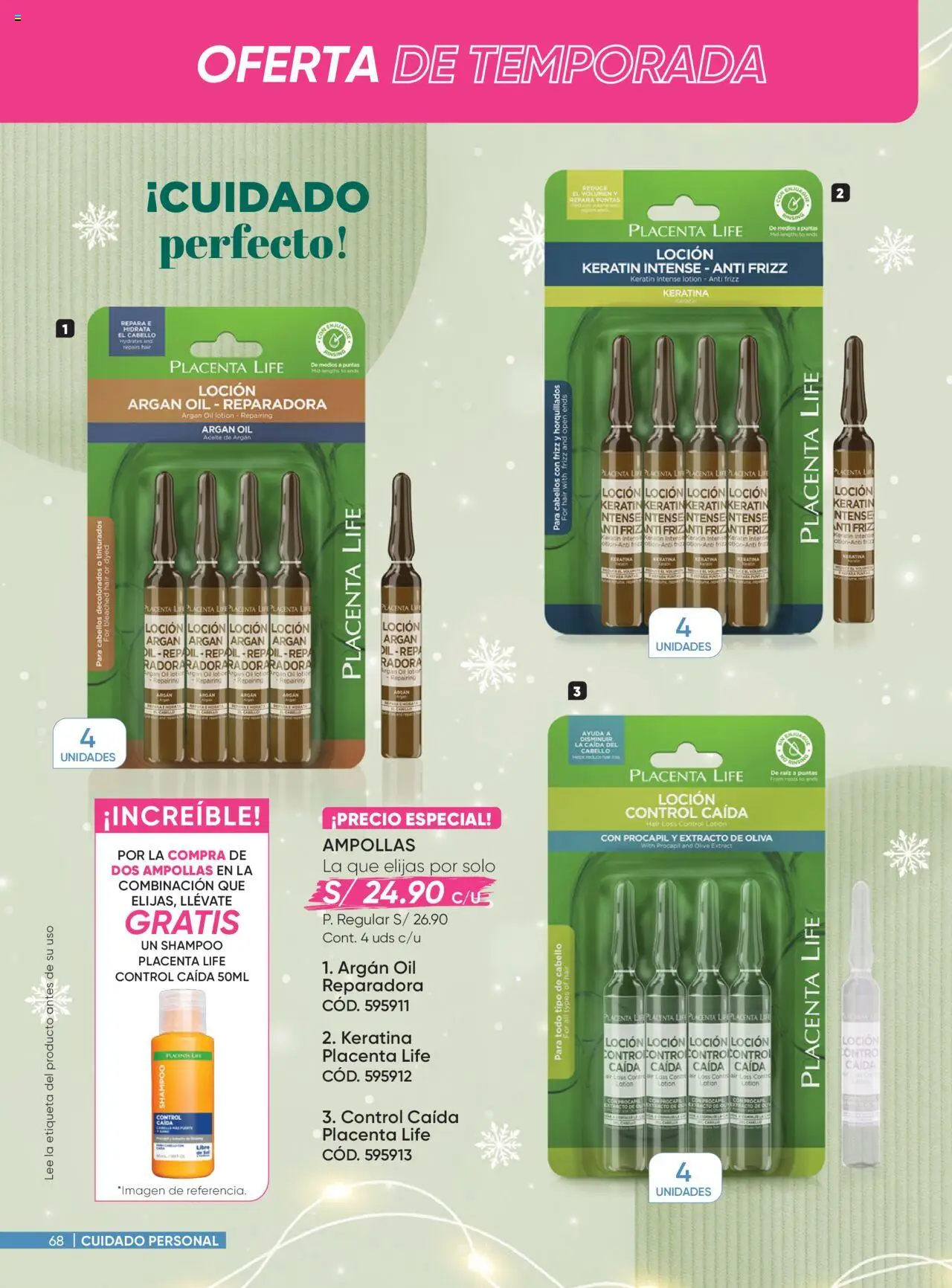 Catálogo Azzorti válido desde 15.10.2025 | Página: 68 | Productos: Shampoo, Aceite