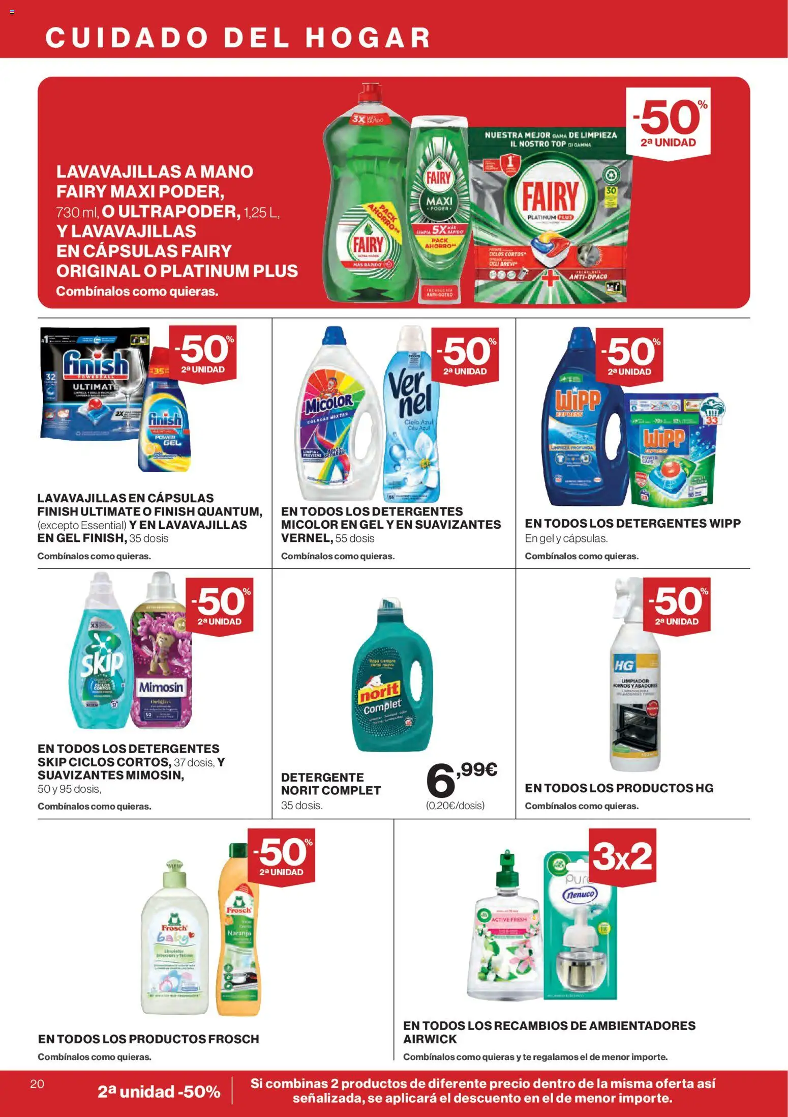 Nuevas ofertas de El Corte Inglés válidas en toda la República Mexicana desde el 12.02.2026. ¡Encuentra las mejores ofertas en El Corte Inglés catálogo! | Página: 20 | Productos: Limpiador, Lavavajillas, Top, Té