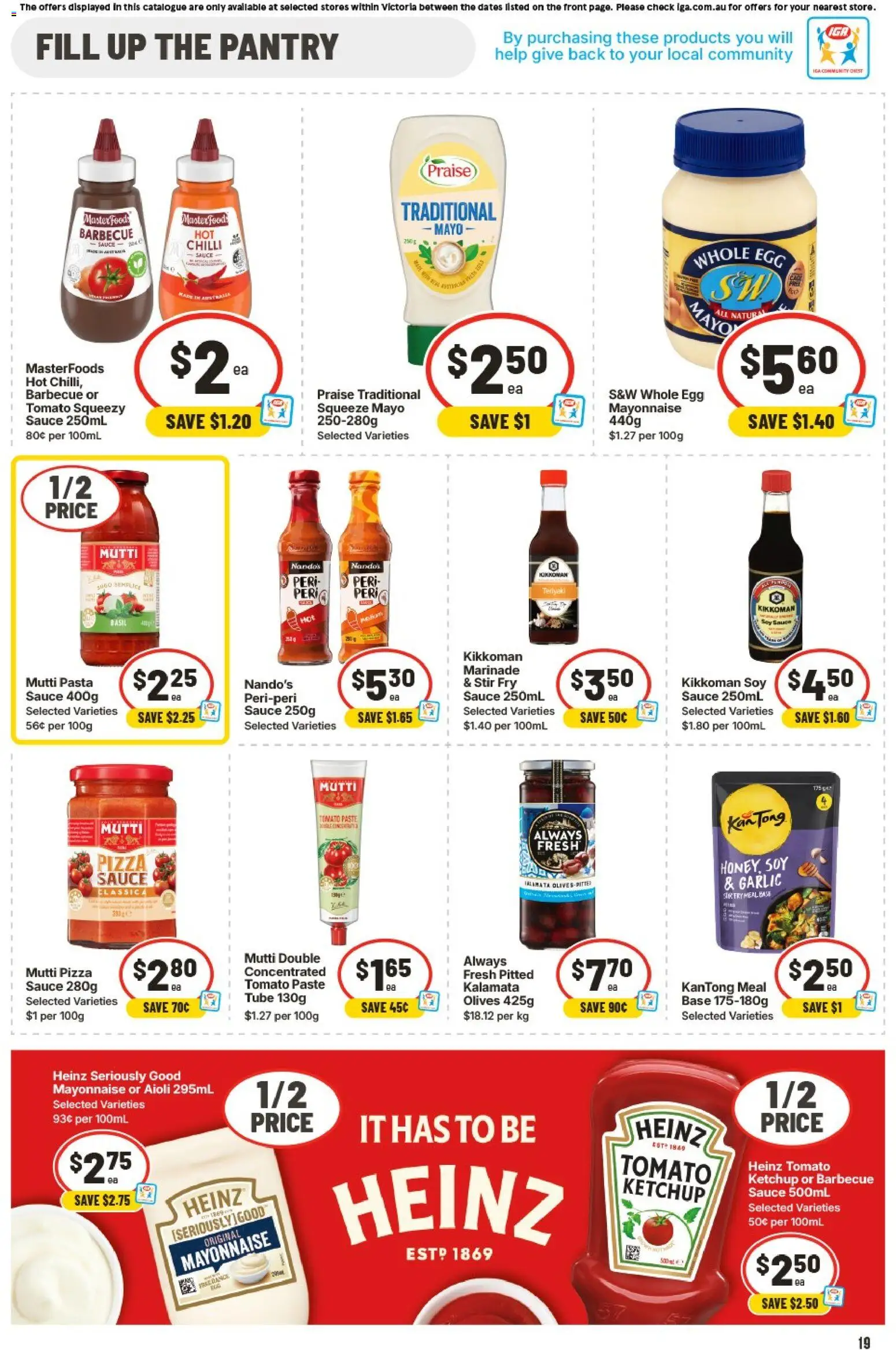 IGA catalogue - valid from 21.01.2026 | Page: 19 | Products: Chocolate, Nutella, Cereal, Vegemite