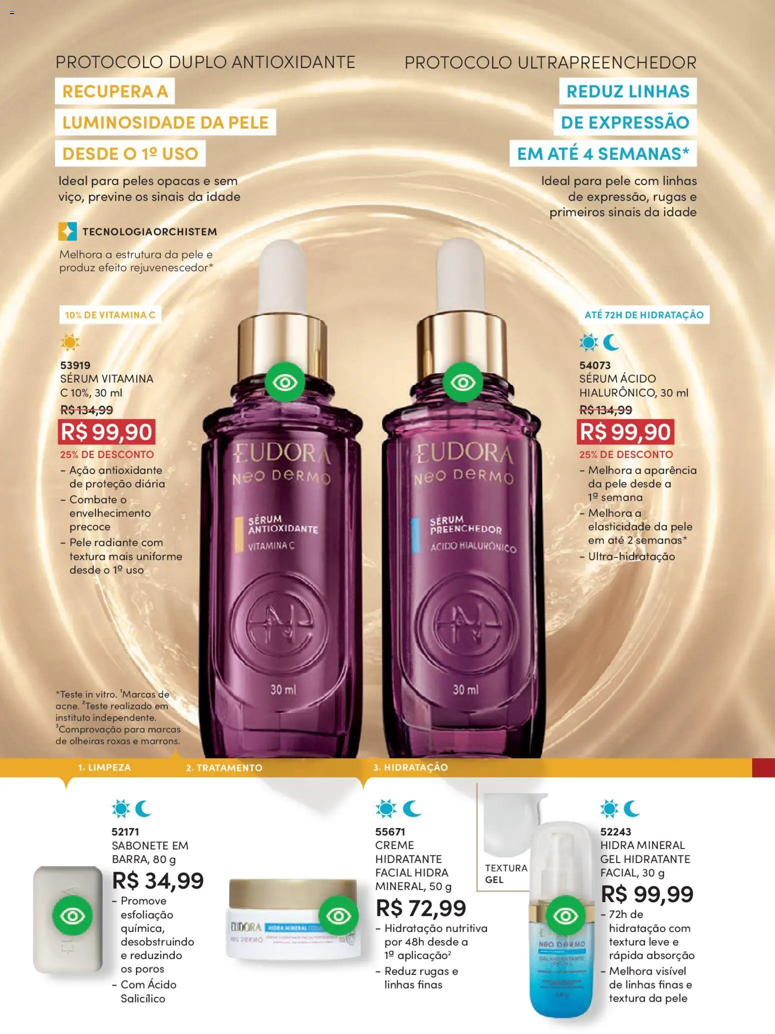 Eudora Folheto - válido de 29.10.2025 | Página: 113 | Produtos: Sérum, Creme, Sabonete, Vitamina c