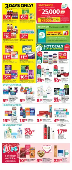 Preview of Rexall weekly flyer / circulaire from shop Rexall valid from 23.01.2026