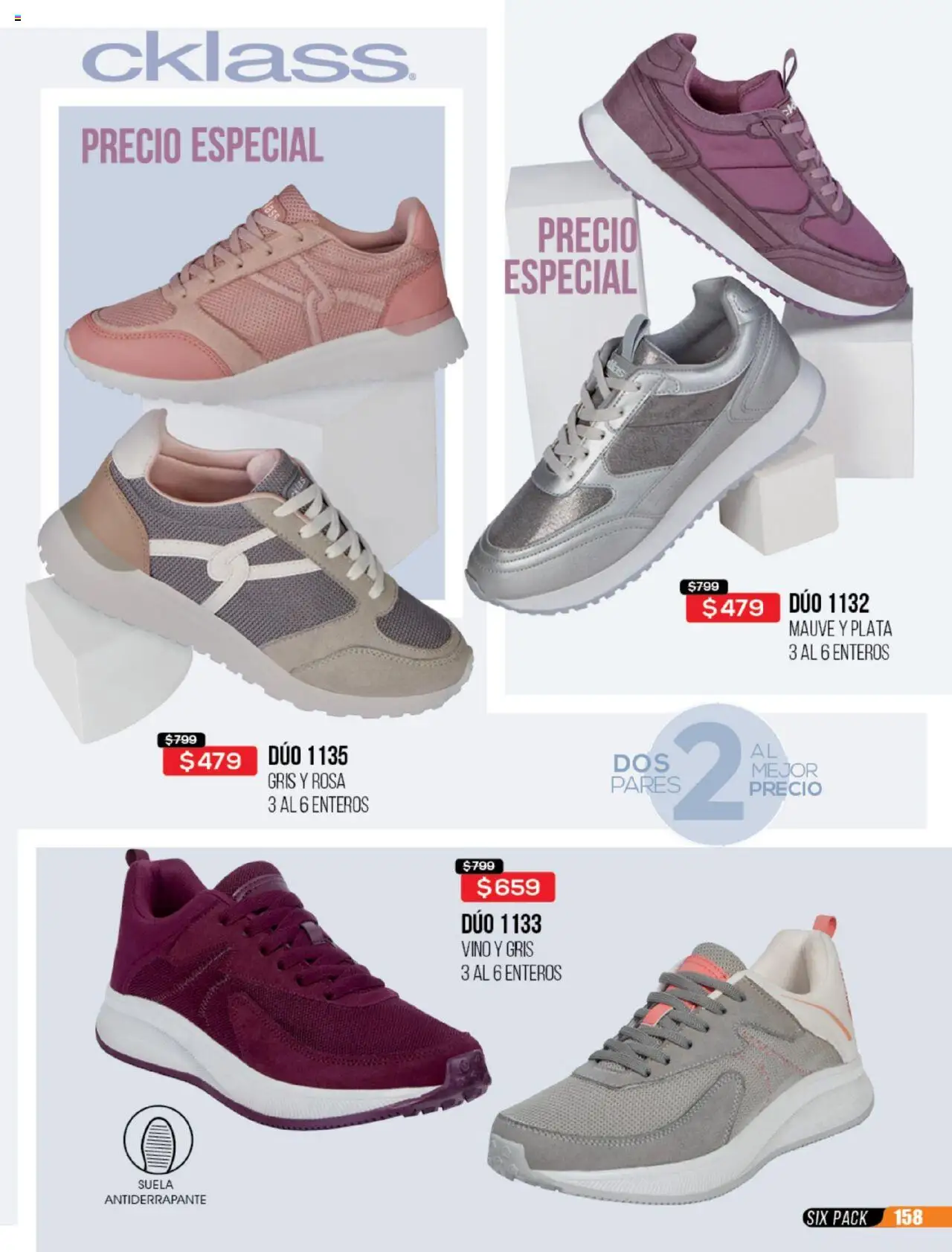 Nuevas ofertas de Cklass válidas en toda la República Mexicana desde el 23.06.2025. ¡Encuentra las mejores ofertas en Cklass catálogo Rebajas Sobre Calzado! | Página: 159 | Productos: Vino