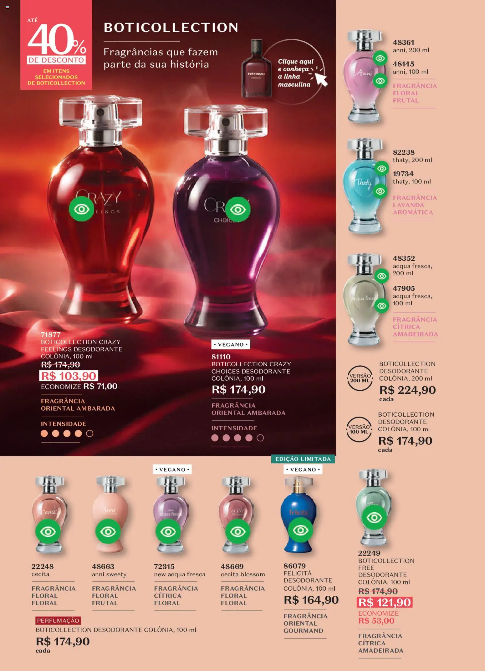 O Boticário Folheto - válido de 26.12.2025 | Página: 44 | Produtos: Fragrância, Desodorante