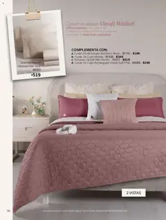 Vista previa de Vianney catálogo Primavera, nuevo folleto de la tienda, válido en México a partir del 07.03.2025 | Página: 98 | Productos: Funda, Funda de almohada, Almohada, Sabanas
