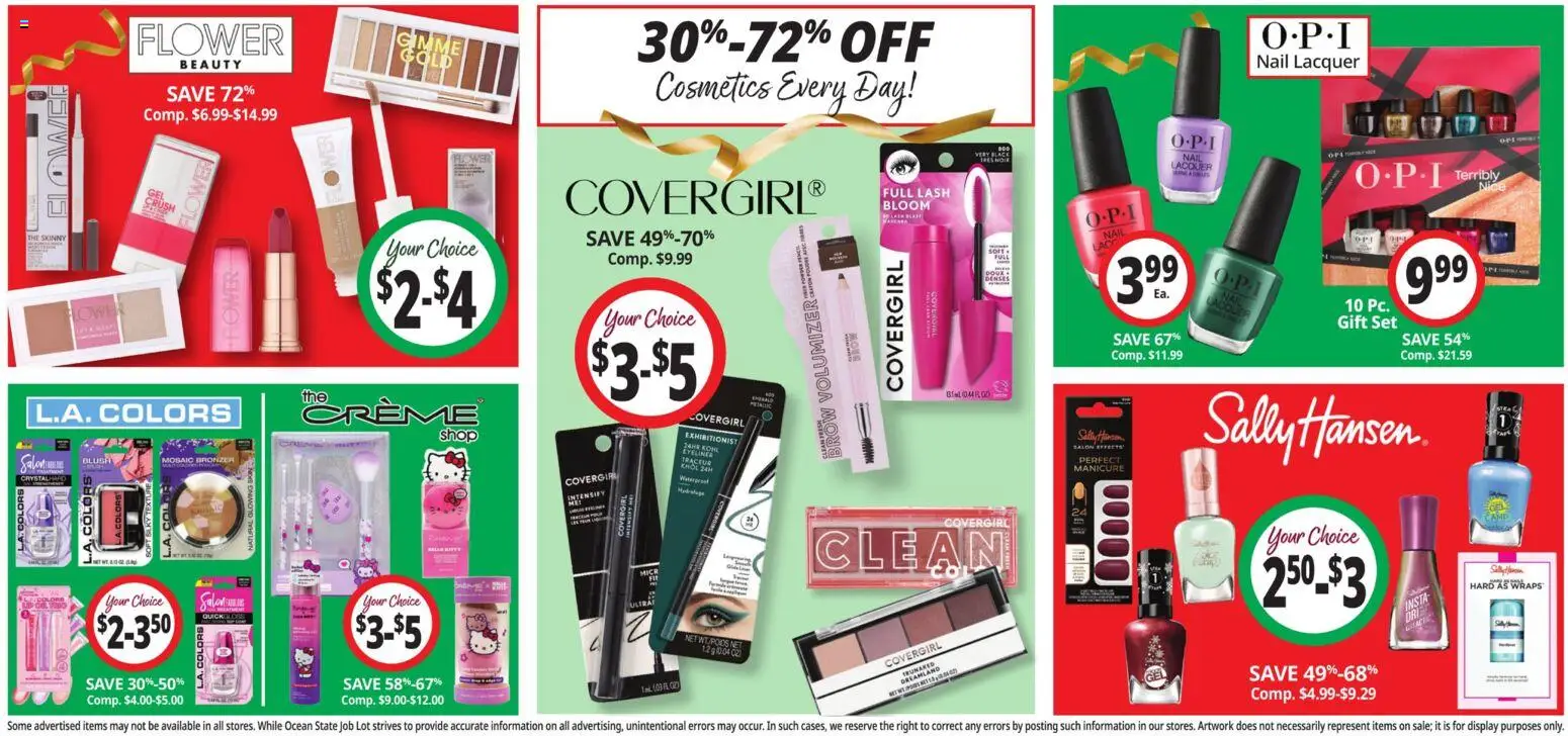 Ocean State Job Lot Weekly Ad - MA - valid from 25.12.2025 | Page: 24 | Products: Nail, Bronzer, Blush, Eyeliner