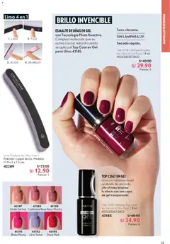 Vista previa de folleto Oriflame - Campaña 01 de la Oriflame válido desde 27.12.2025 | Página: 53 | Productos: Esmalte de uñas, Lámpara, Maquillaje