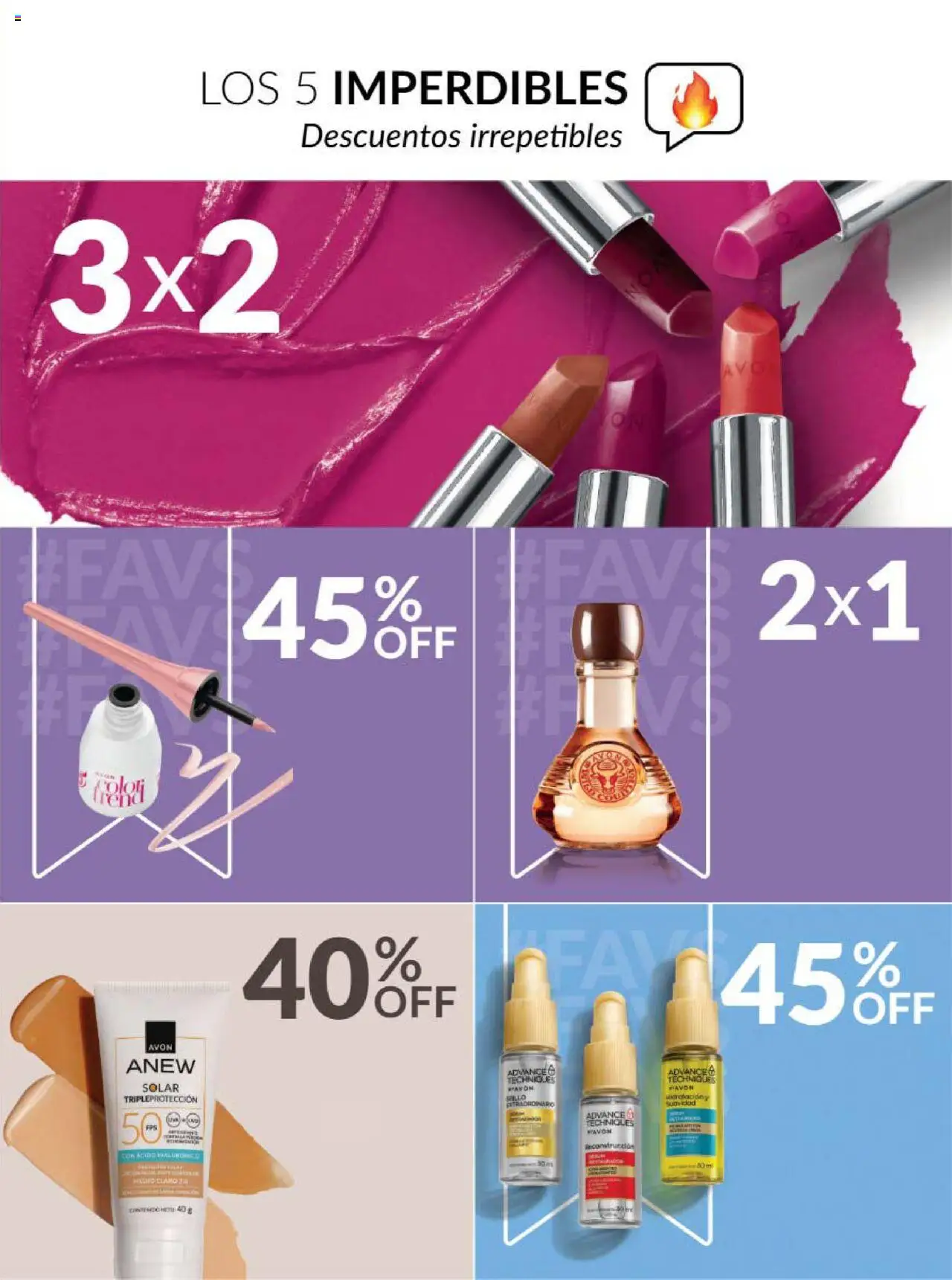 Nuevas ofertas de AVON válidas en toda la República Mexicana desde el 09.08.2025. ¡Encuentra las mejores ofertas en AVON - Campaña 13 2025! | Página: 3 | Productos: Perfume