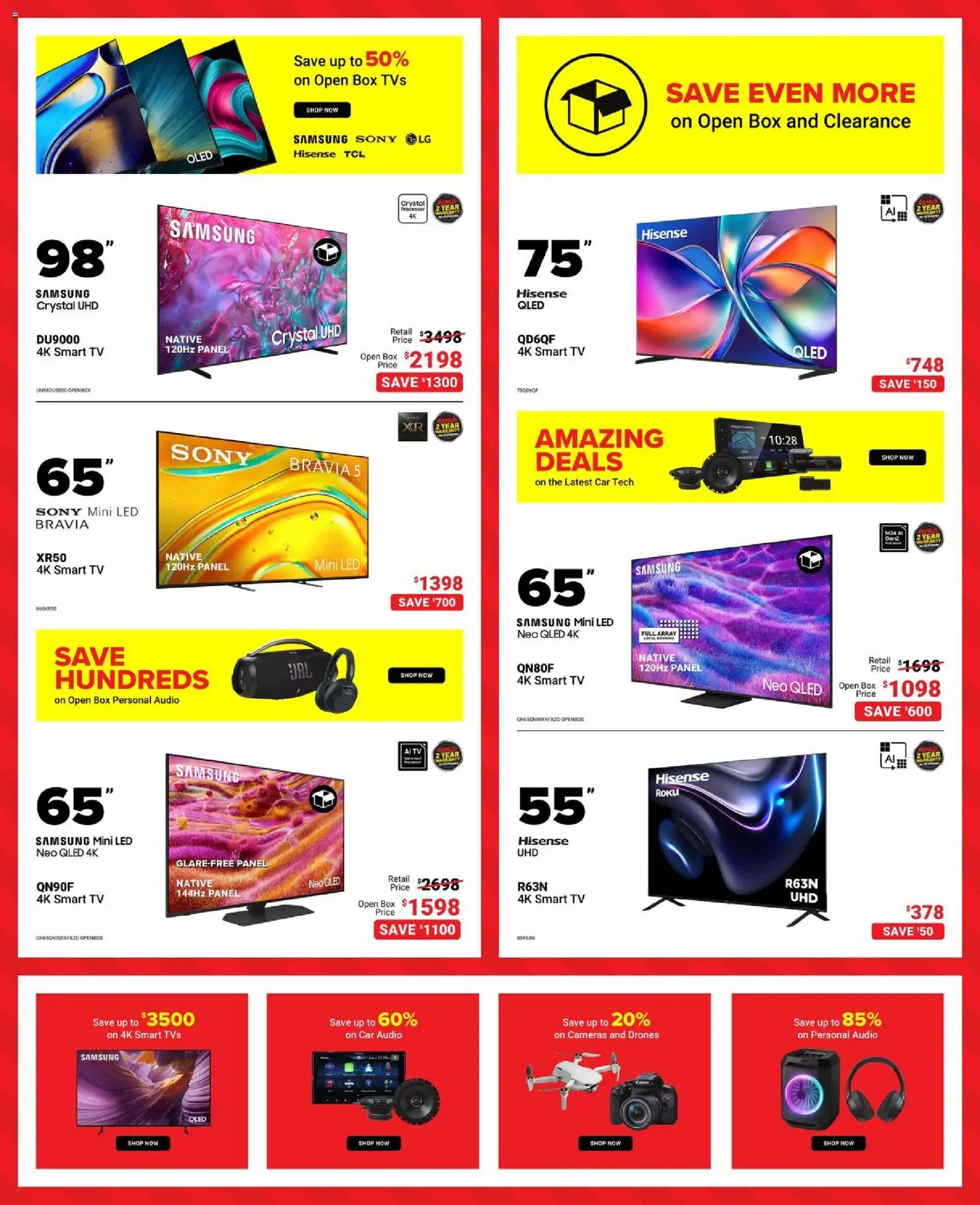 Visions flyer valid from 02.01.2026 | Page: 3 | Products: Tv, Audio, Box