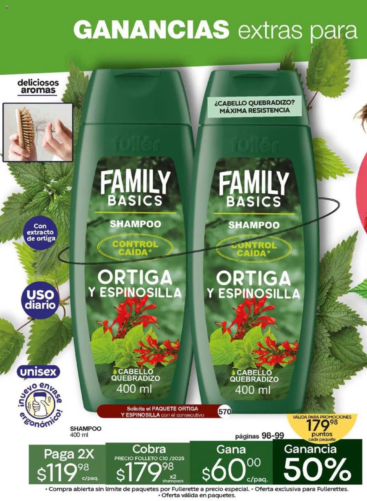 Nuevas ofertas de Fuller válidas en toda la República Mexicana desde el 20.08.2025. ¡Encuentra las mejores ofertas en Fuller - Revista Gana Más C10 2025! | Página: 20
