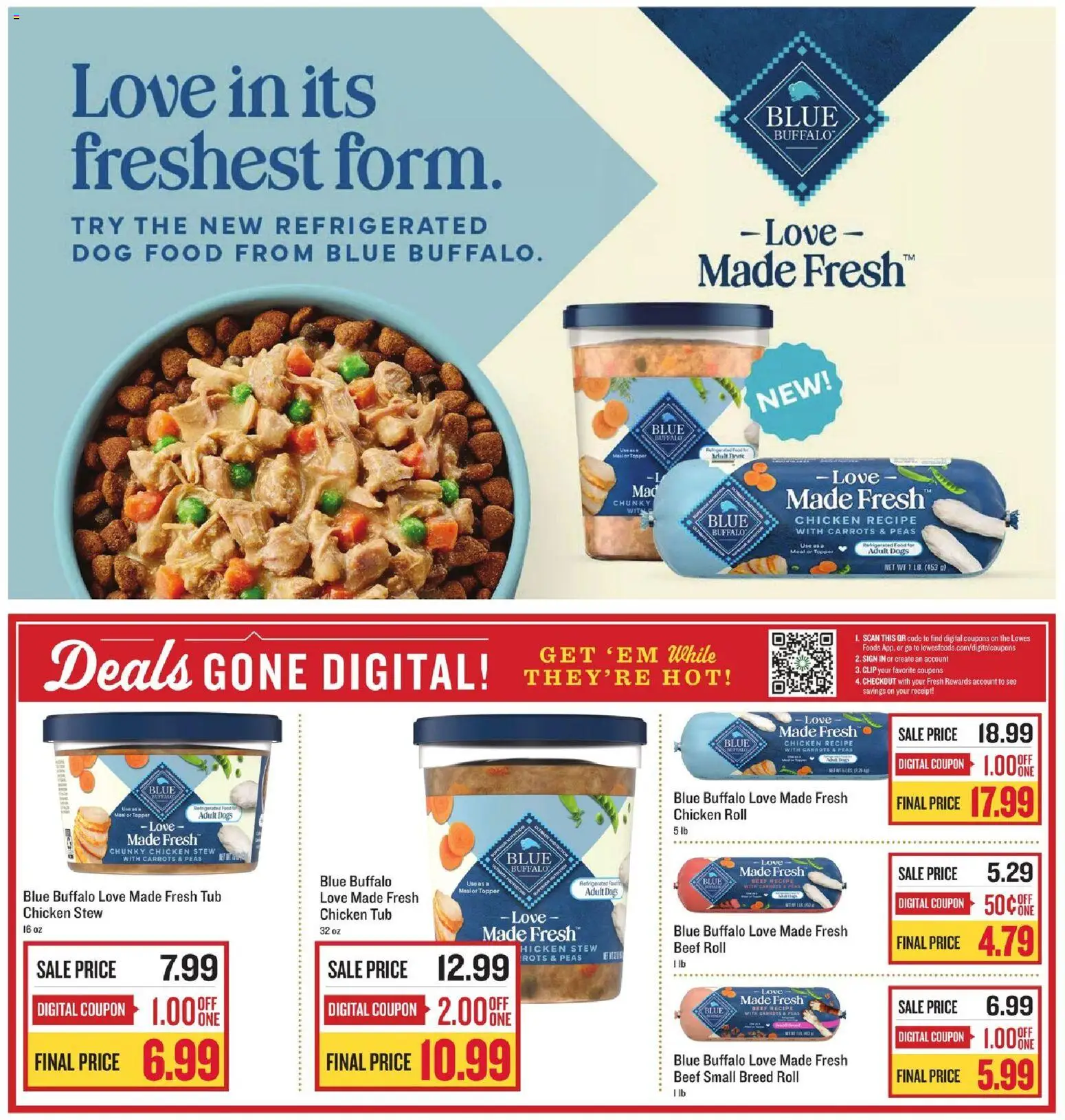 Lowes Foods Weekly Ad - valid from 11.02.2026 | Page: 15 | Products: Clip, Dog Food, Beef, Pear