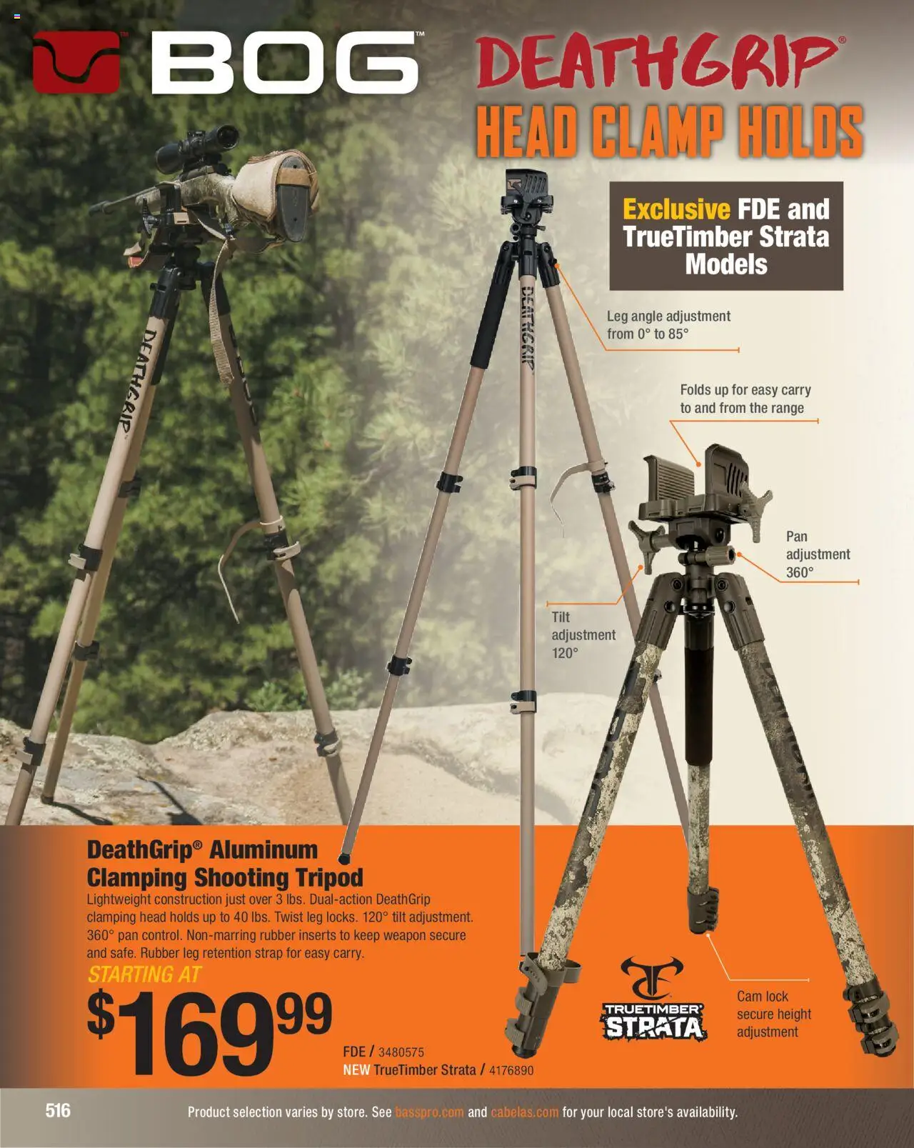 Cabela's Hunting Master 25 - valid from 11.08.2025 | Page: 516 | Products: Clamp, Pan