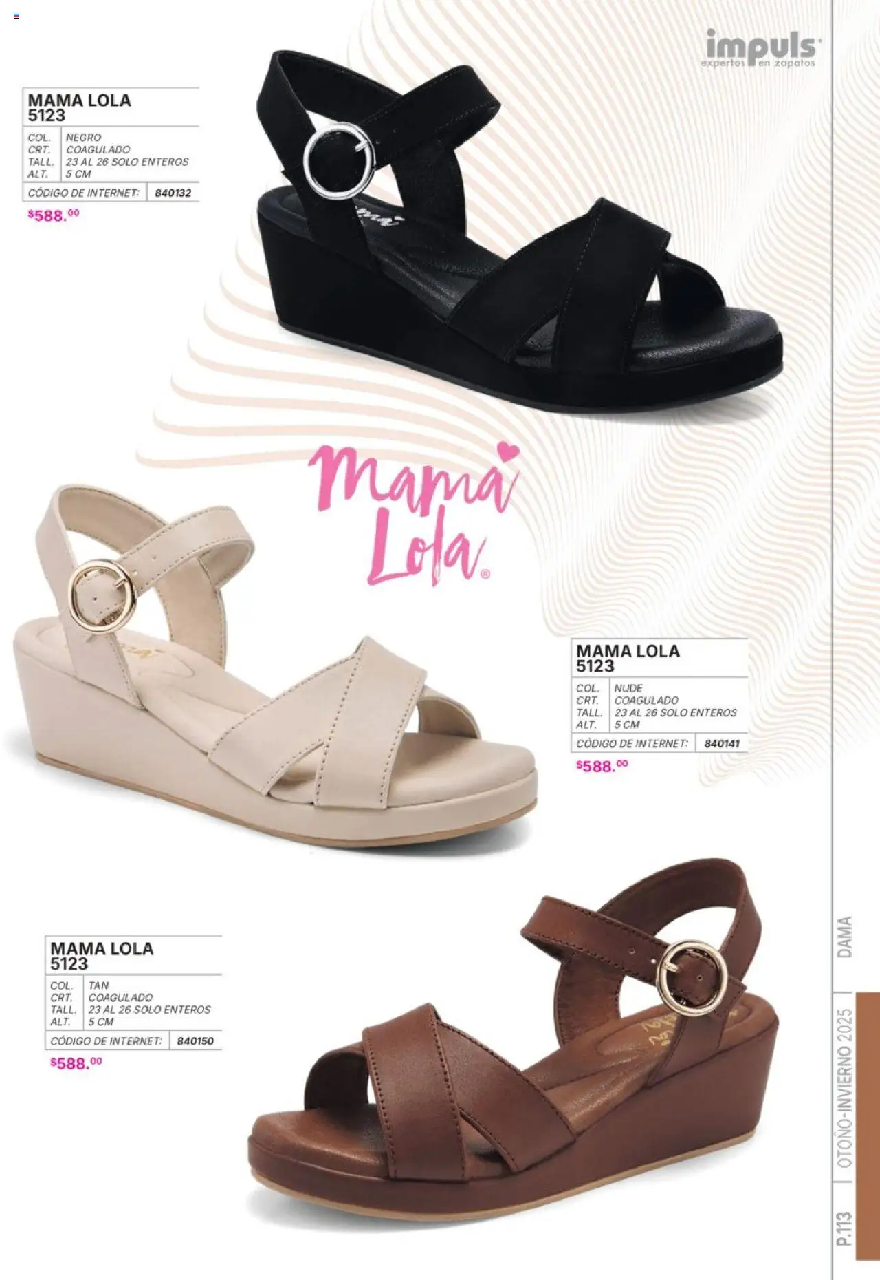 Nuevas ofertas de Impuls válidas en toda la República Mexicana desde el 07.07.2025. ¡Encuentra las mejores ofertas en Impuls catálogo Dama Otoño-Invierno 2025! | Página: 115 | Productos: Zapatos