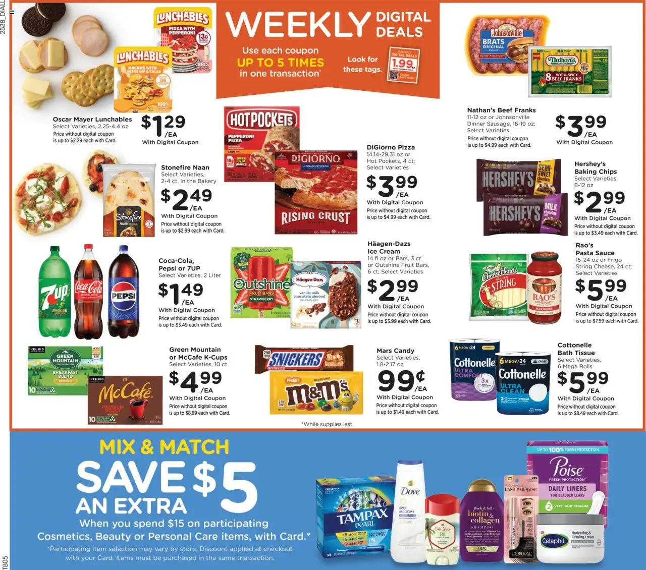 Dillons Weekly Ad - valid from 22.10.2025 | Page: 2 | Products: Pizza, Chips, Cream, Ice cream
