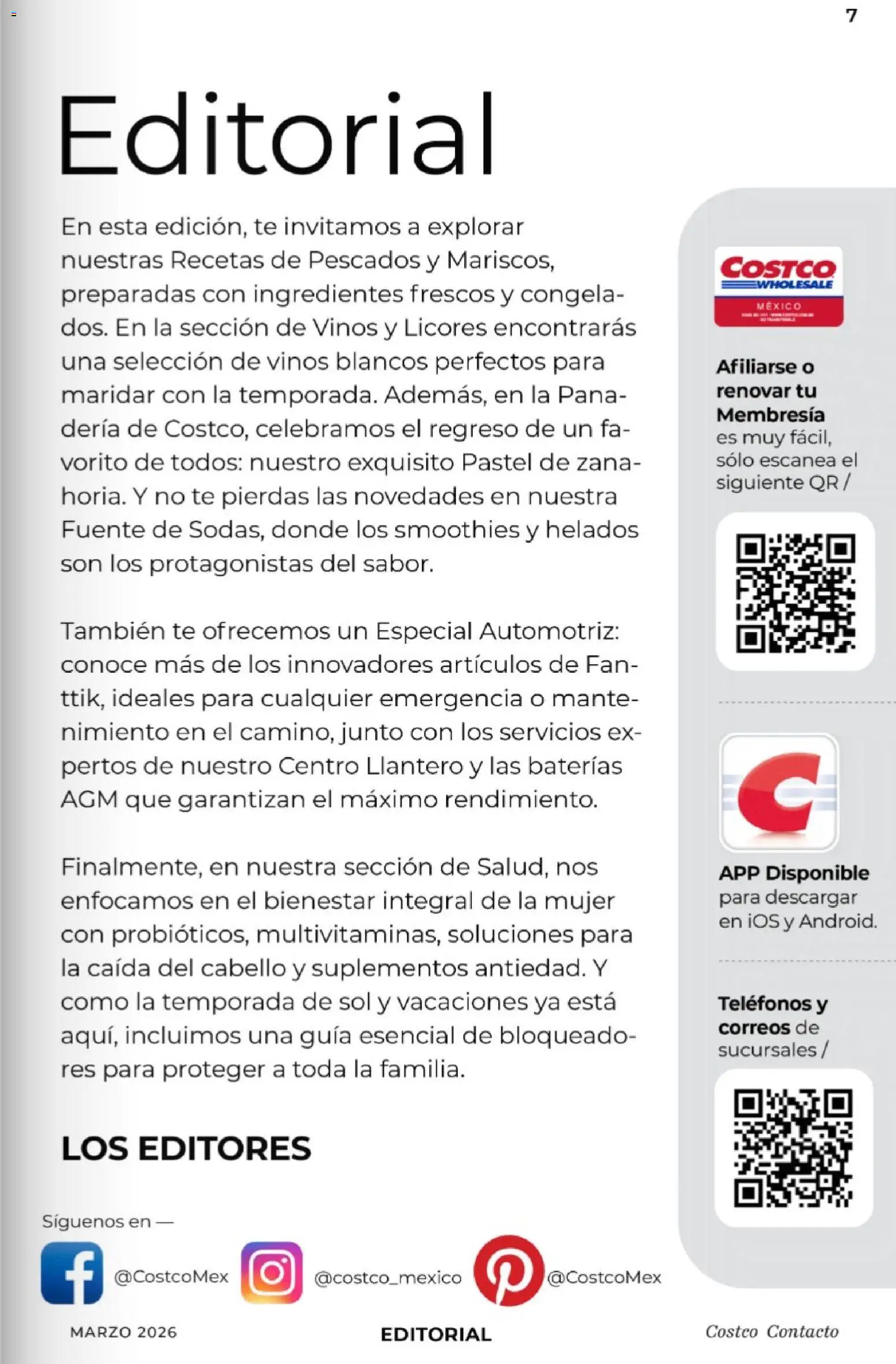 Nuevas ofertas de Costco válidas en toda la República Mexicana desde el 01.03.2026. ¡Encuentra las mejores ofertas en Costco Revista de marzo! | Página: 7 | Productos: Pastel, Res, Té, Zanahoria