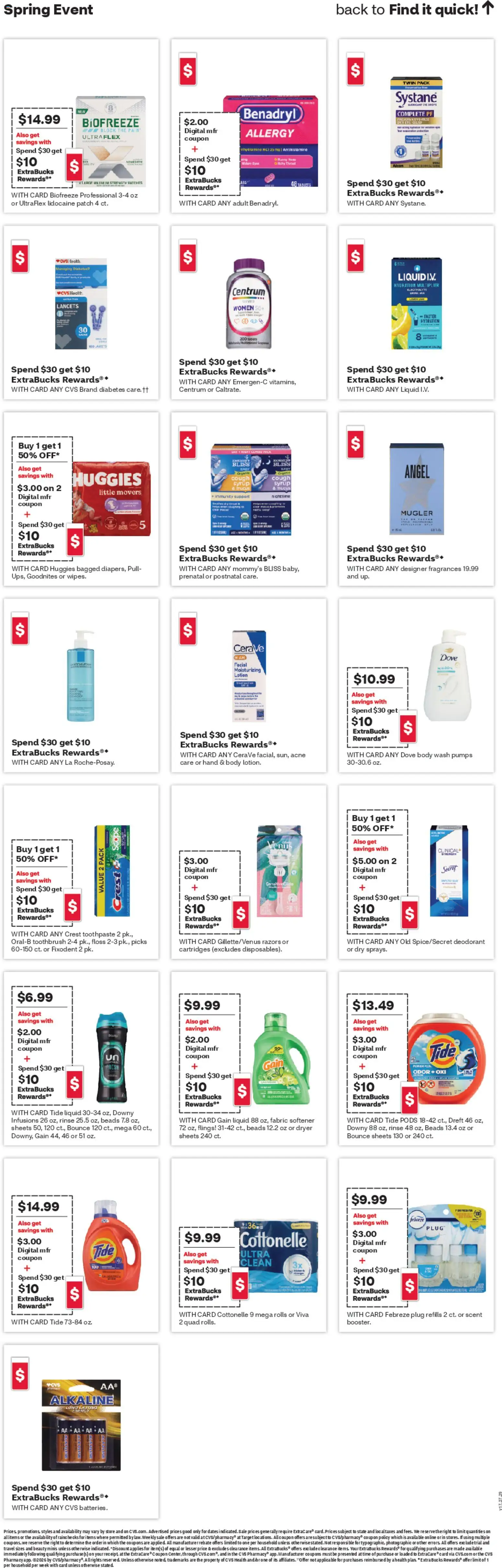 CVS Pharmacy Weekly Ad - CT - valid from 05.04.2026 | Page: 19 | Products: Toothpaste, Toothbrush, Body Wash, Dryer