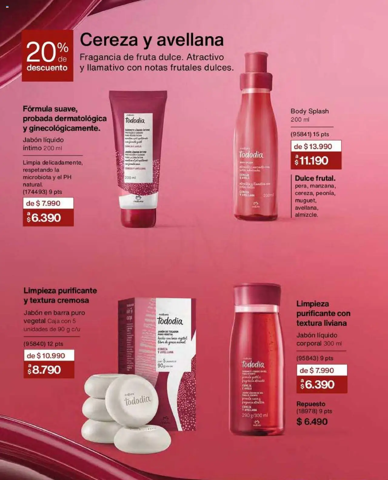 Natura catálogo │ válido desde el 22.07.2025 | Página: 107 | Productos: Body, Jabón, Base, Jabón líquido
