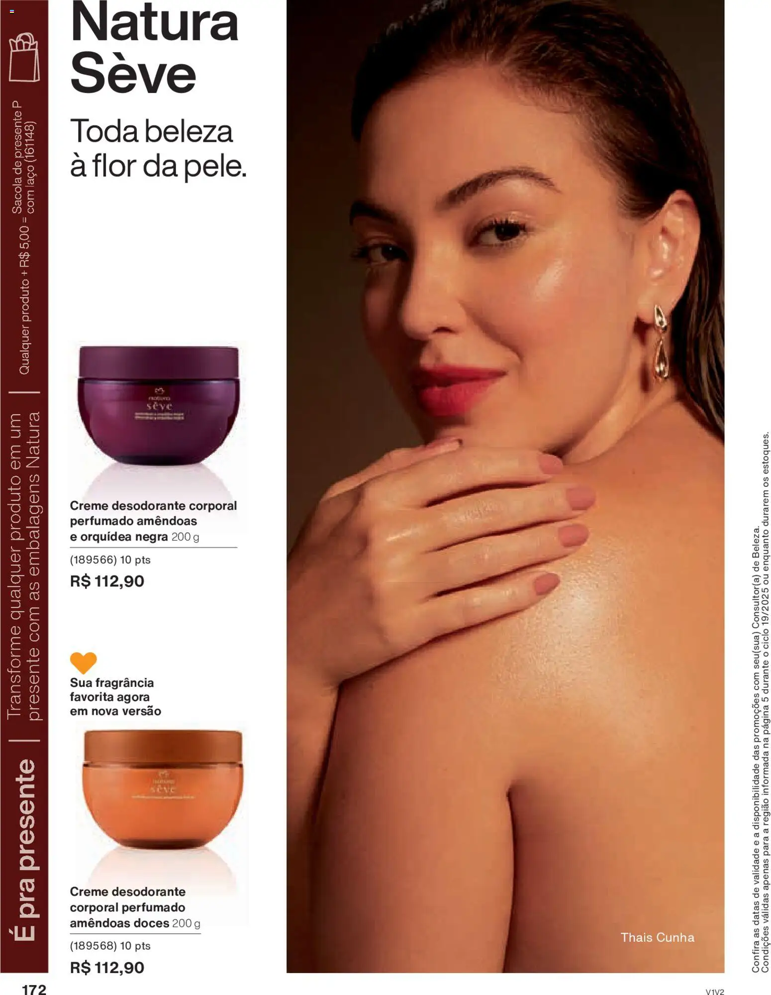 Natura Folheto - válido de 26.11.2025 | Página: 172 | Produtos: Fragrância, Desodorante, Creme, Amêndoas