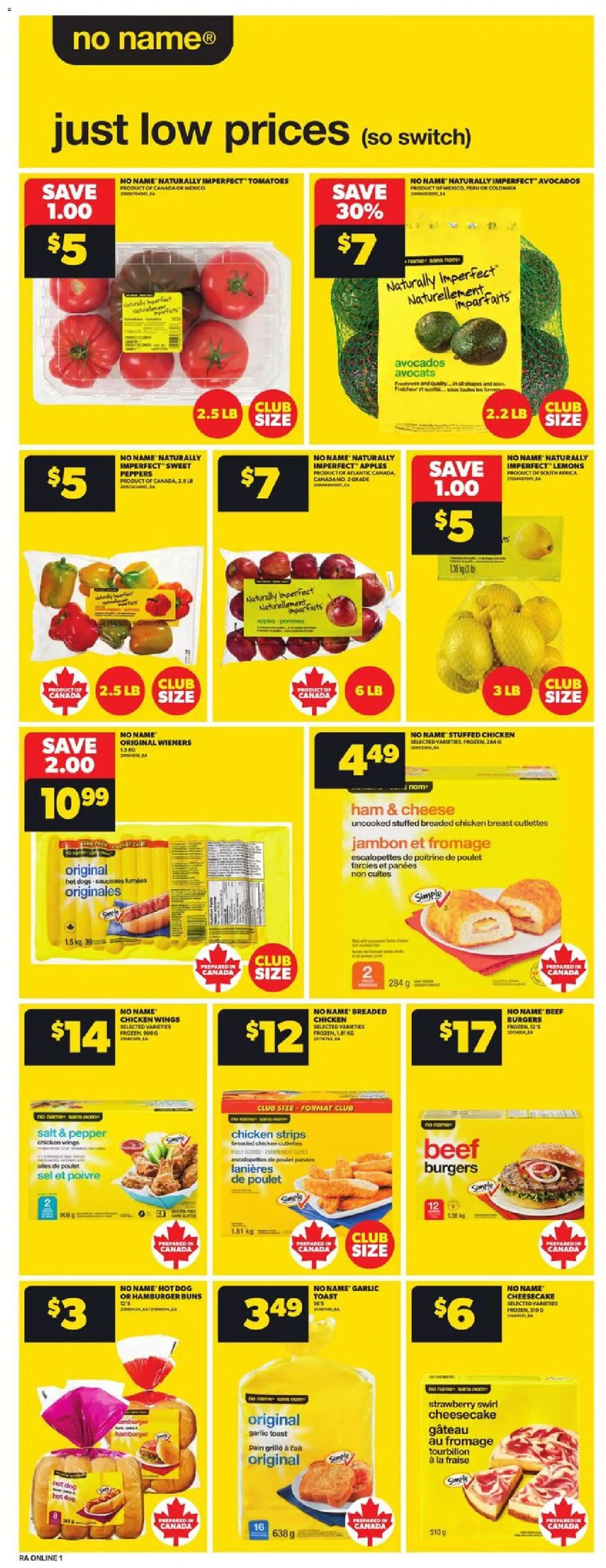 Atlantic Superstore flyer valid from 23.10.2025 | Page: 8 | Products: Chicken wings, Cheese, Ham, Chicken
