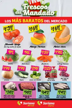 Vista previa de Soriana - Frescos del Mandado Mercado: Nuevo León, nuevo folleto de la tienda, válido en México a partir del 22.07.2025