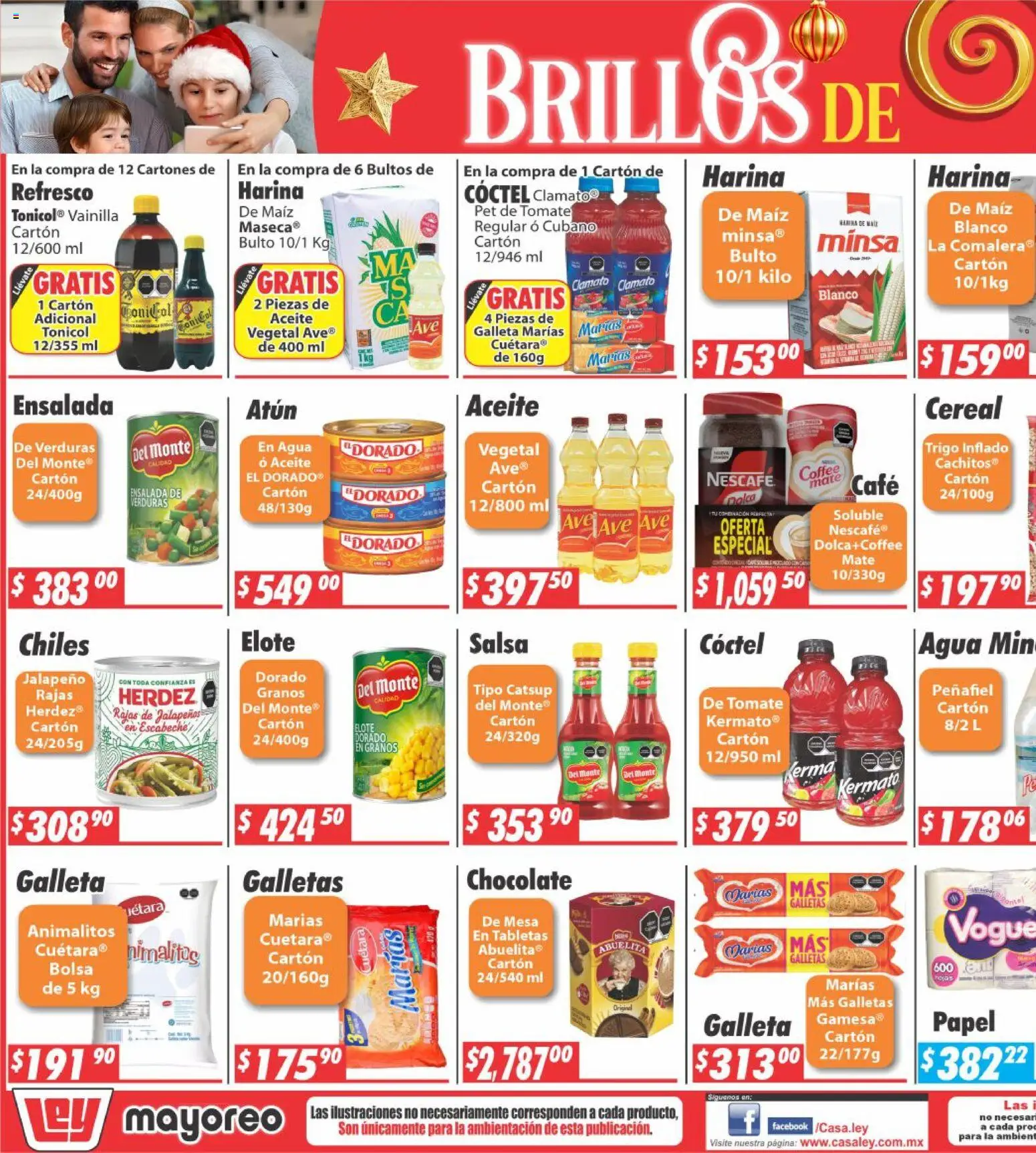 Nuevas ofertas de Casa Ley válidas en toda la República Mexicana desde el 24.11.2025. ¡Encuentra las mejores ofertas en Casa Ley folleto Mayoreo! | Página: 5 | Productos: Harina, Catsup, Ensalada, Mesa