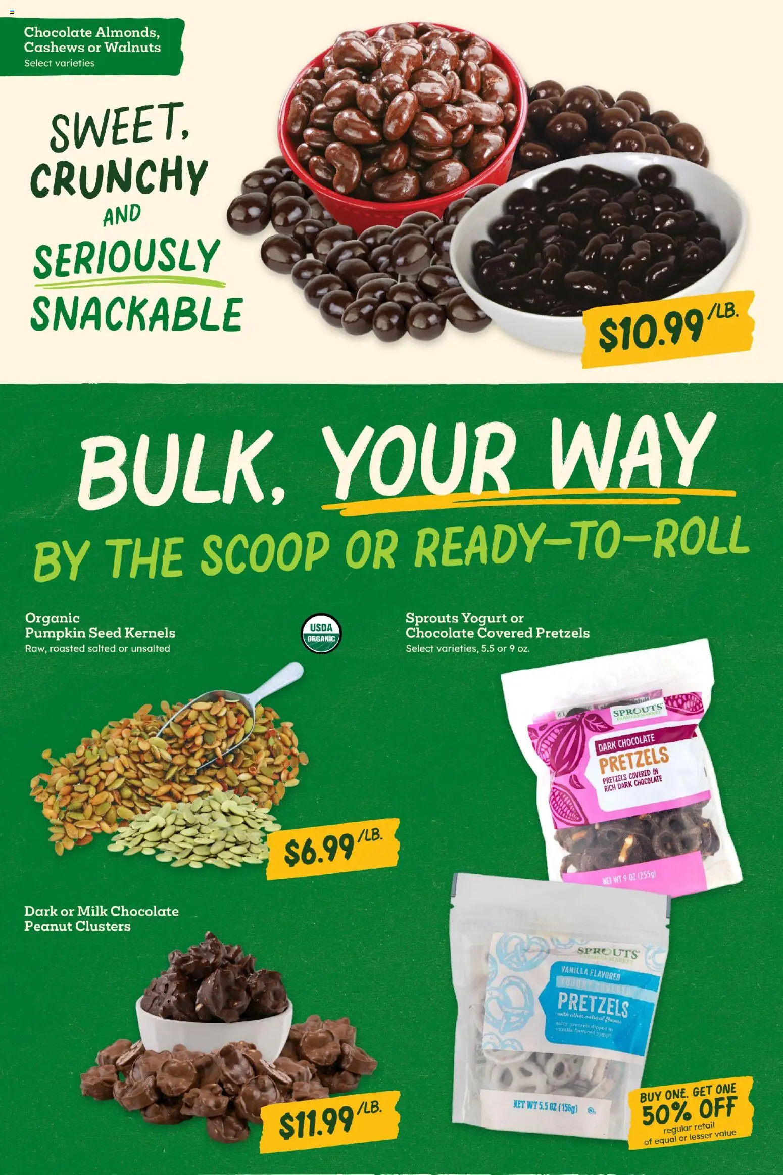 Sprouts Weekly Ad - valid from 12.11.2025 | Page: 10 | Products: Milk, Yogurt, Chocolate, Pumpkin