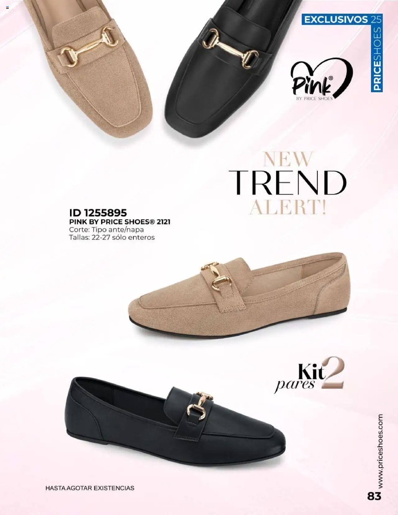 Nuevas ofertas de Price Shoes válidas en toda la República Mexicana desde el 19.10.2025. ¡Encuentra las mejores ofertas en Price Shoes catálogo Exclusivos 2025! | Página: 83