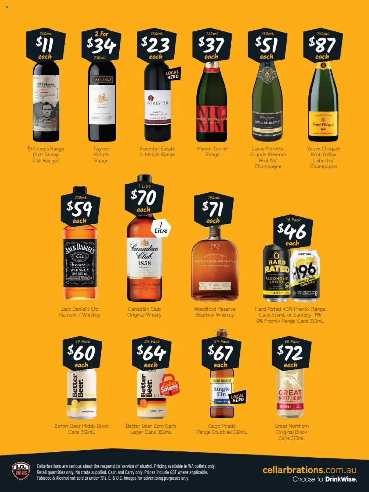 Cellarbrations catalogue - valid from 20.10.2025 | Page: 3 | Products: Beer, Bourbon, Whiskey, Lemon
