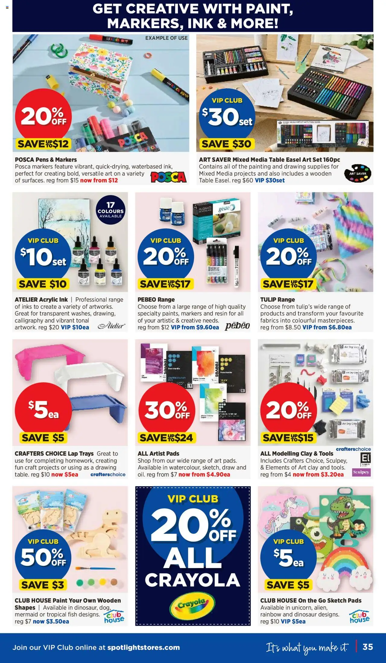 Spotlight catalogue - valid from 04.06.2025 | Page: 35 | Products: Painting, Fish, Clay, Tools