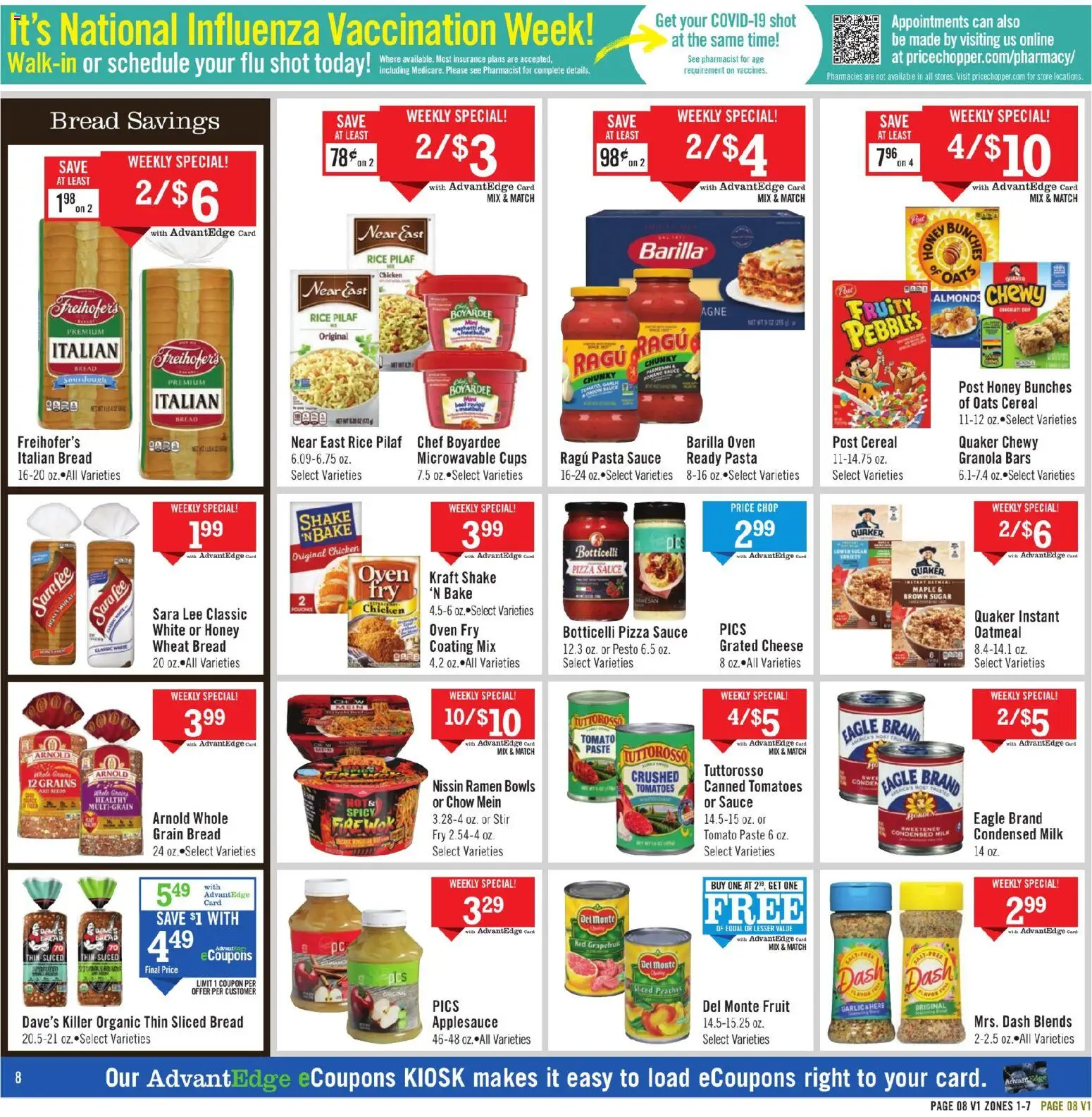 Price Chopper Weekly Ad - valid from 06.12.2025 | Page: 8 | Products: Bath, Tomatoes, Sauce, Garlic