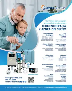 Vista previa de Infra catálogo, nuevo folleto de la tienda, válido en México a partir del 01.01.2026 | Página: 2 | Productos: Movil, Oxímetro, Humidificador, Mascarilla
