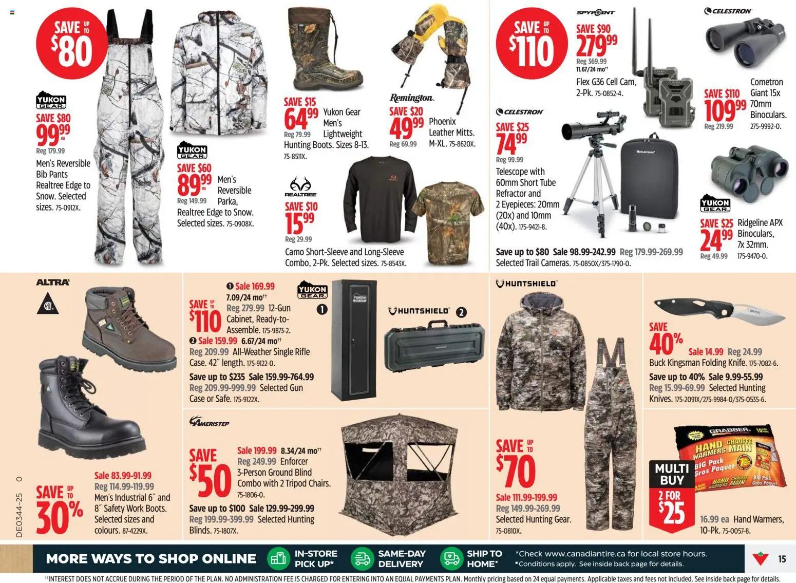 Canadian Tire flyer valid from 23.10.2025 | Page: 15 | Products: Case, Pants